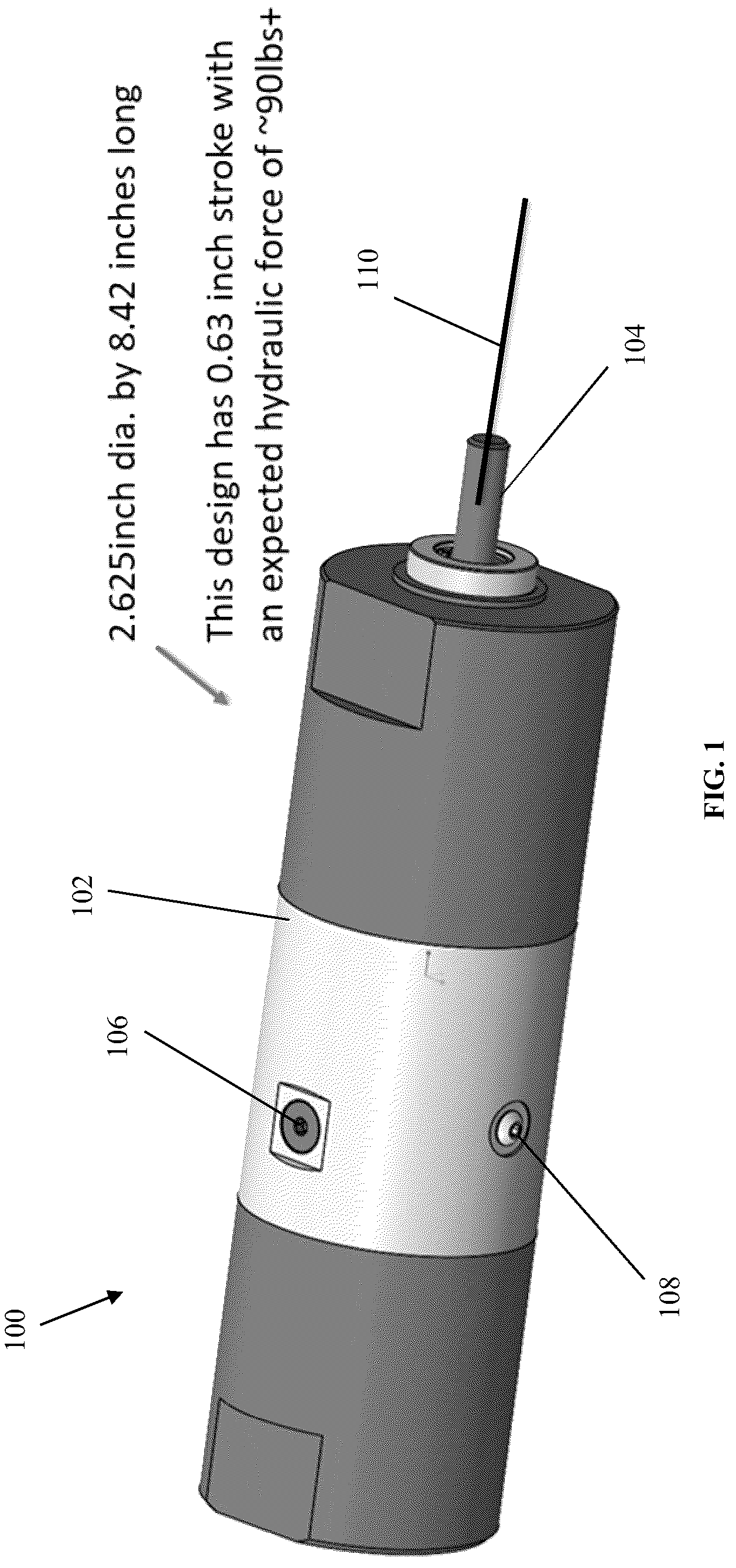 Patent US12305671 Figure 1 – Electro-hydrostatic actuator