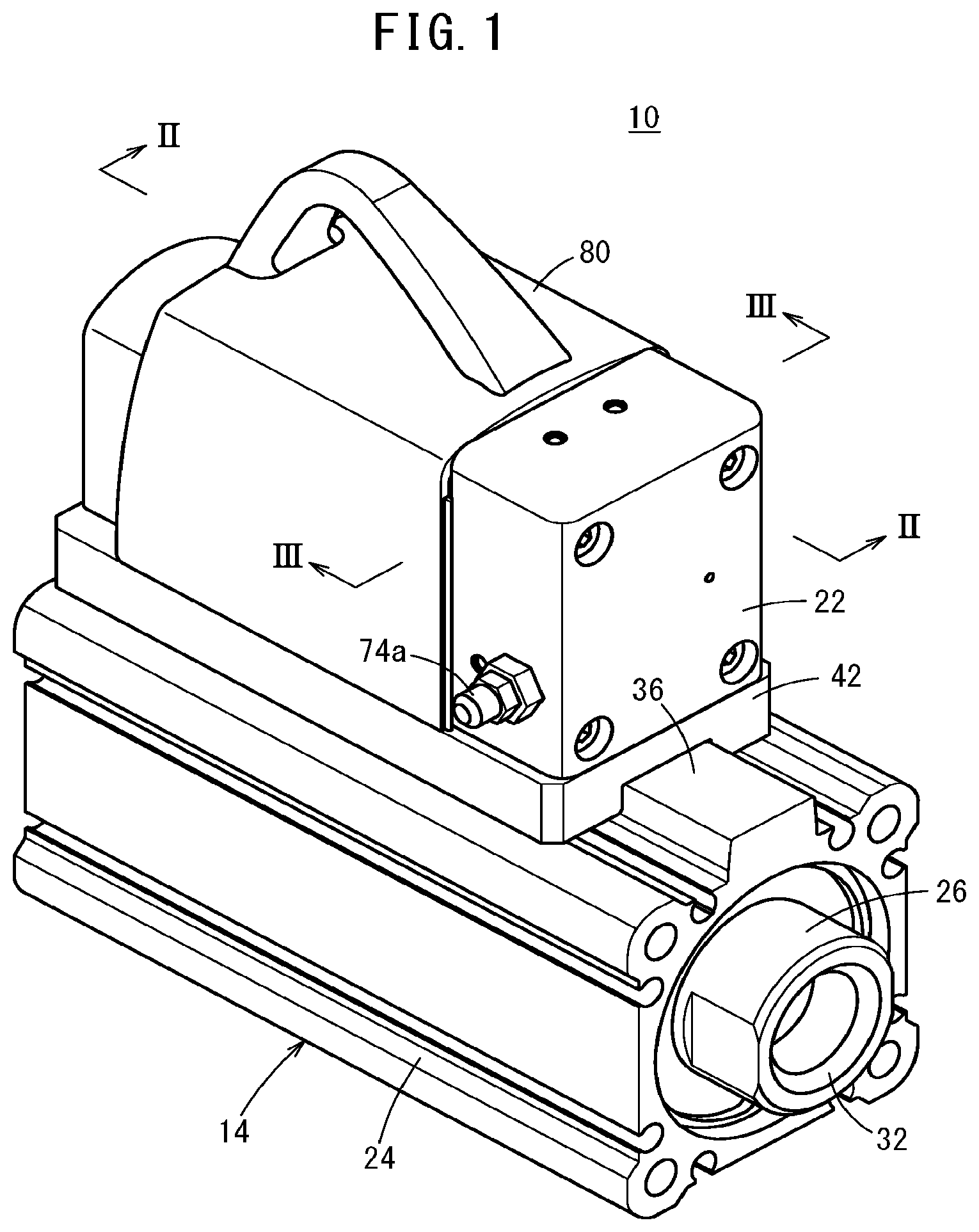 Patent US12305674 Figure 1 – High-pressure fluid discharge device