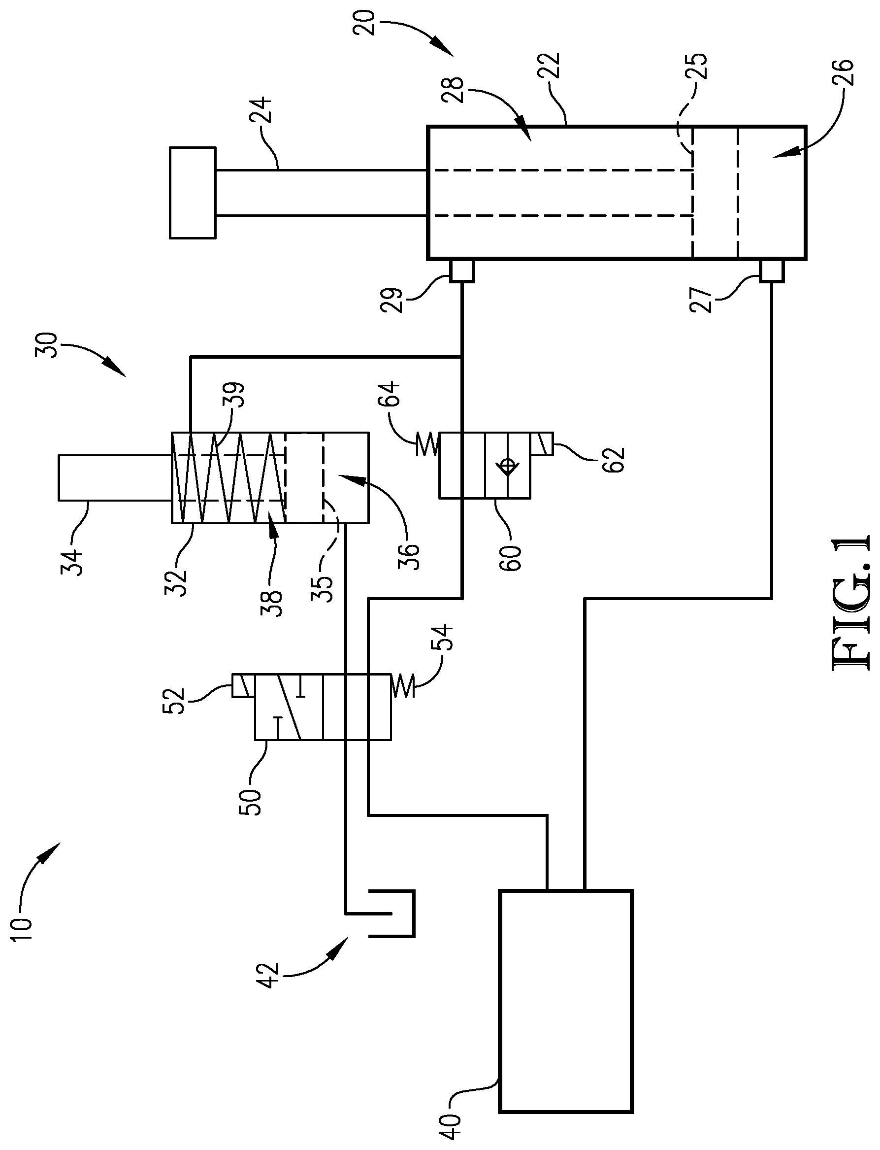 Patent US12305675 Figure 1 – Hydraulic power amplification