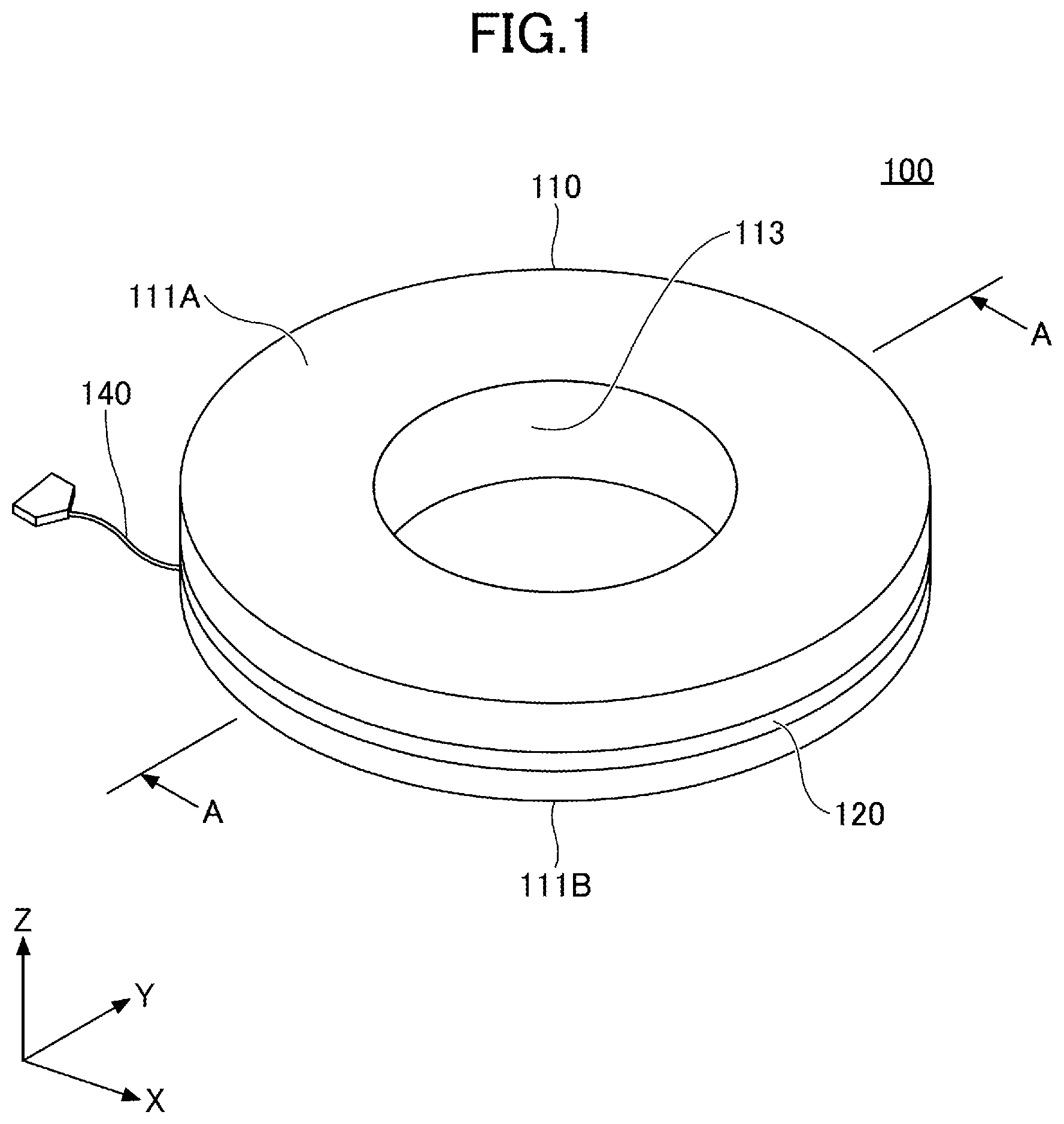 Patent US12305713 — Sensor module — Figure 1