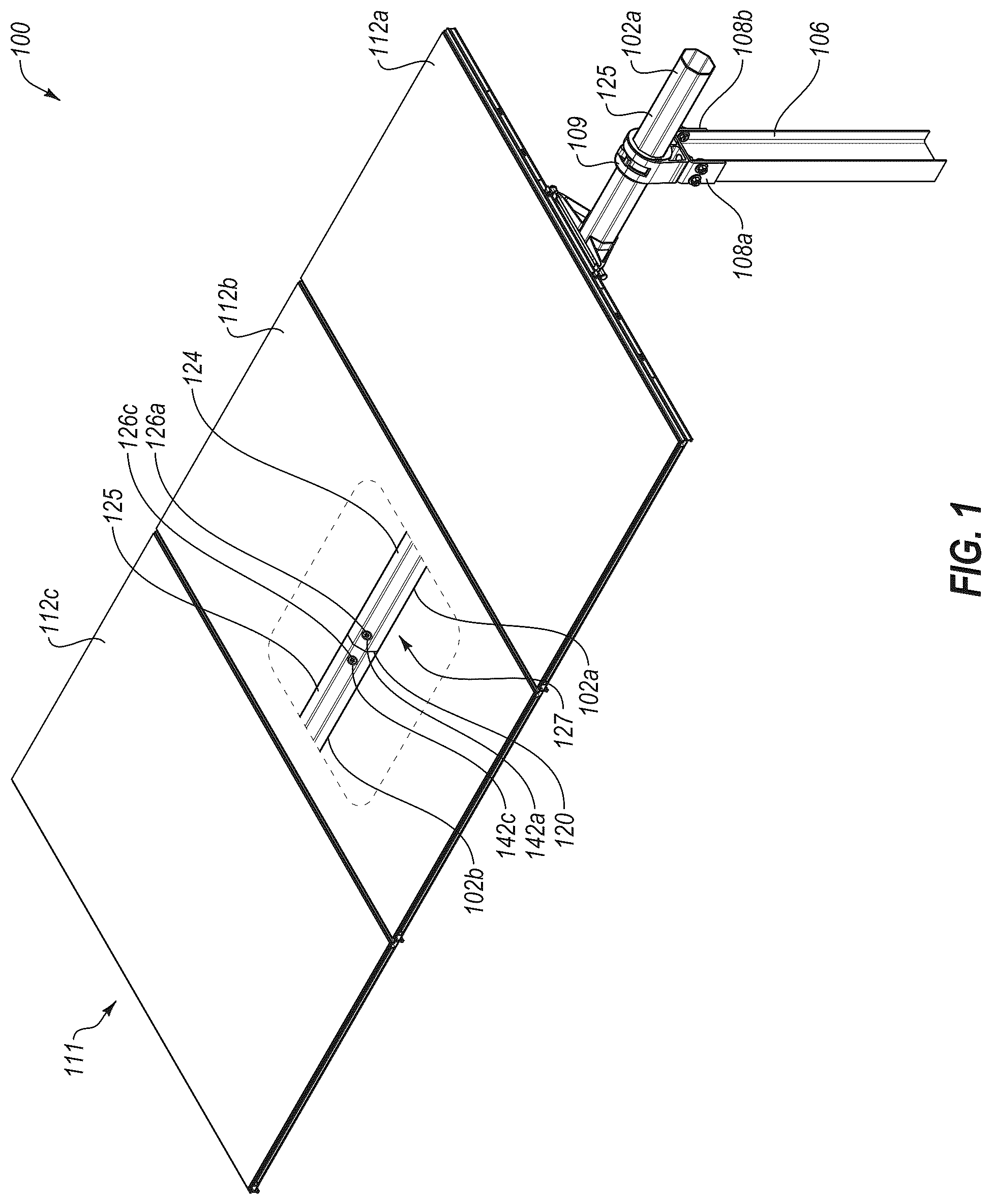 Patent US12305714 Figure 1 – Torque tube coupler