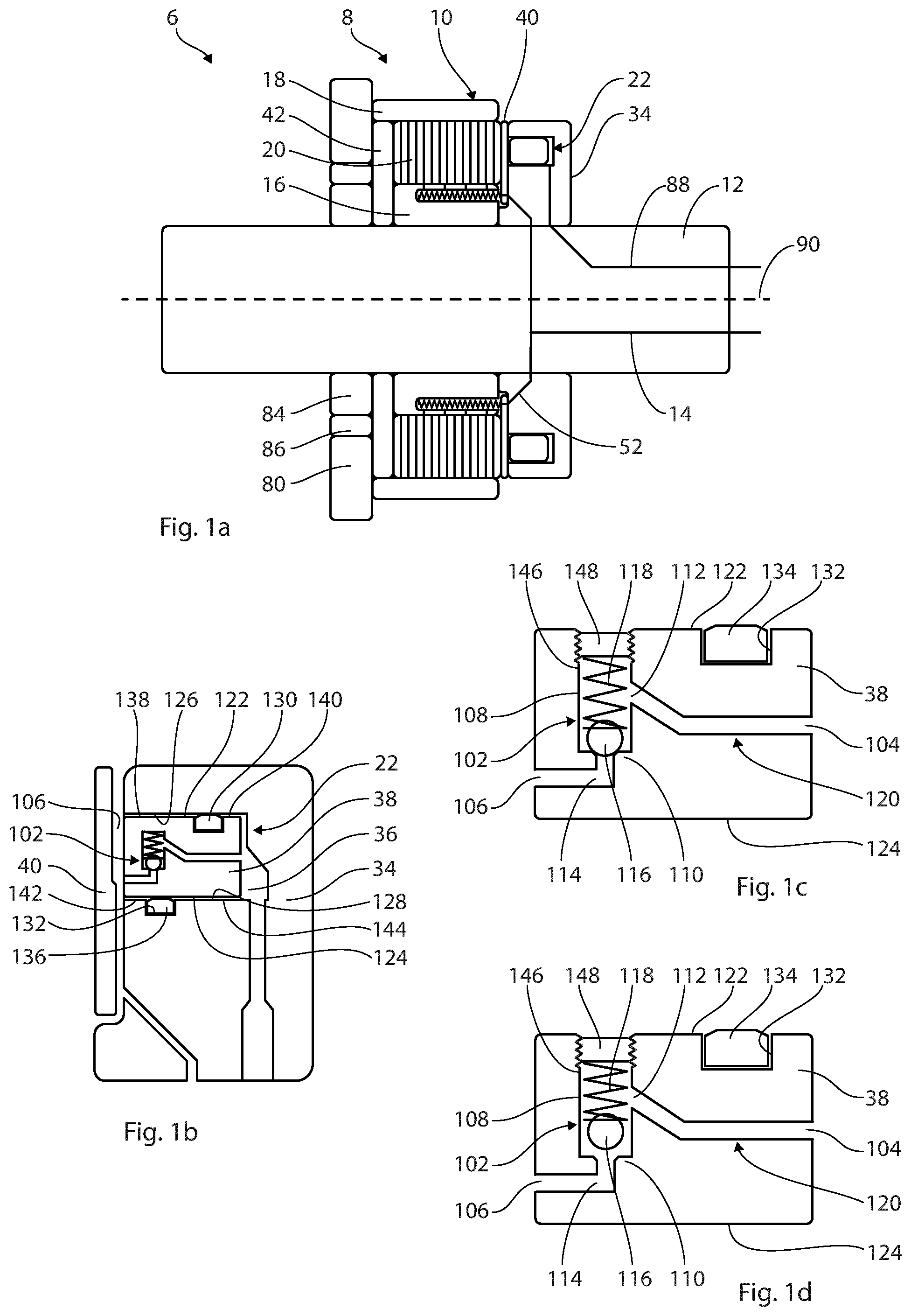 Patent US12305715 Figure 1 – Wet clutch valve arrangement