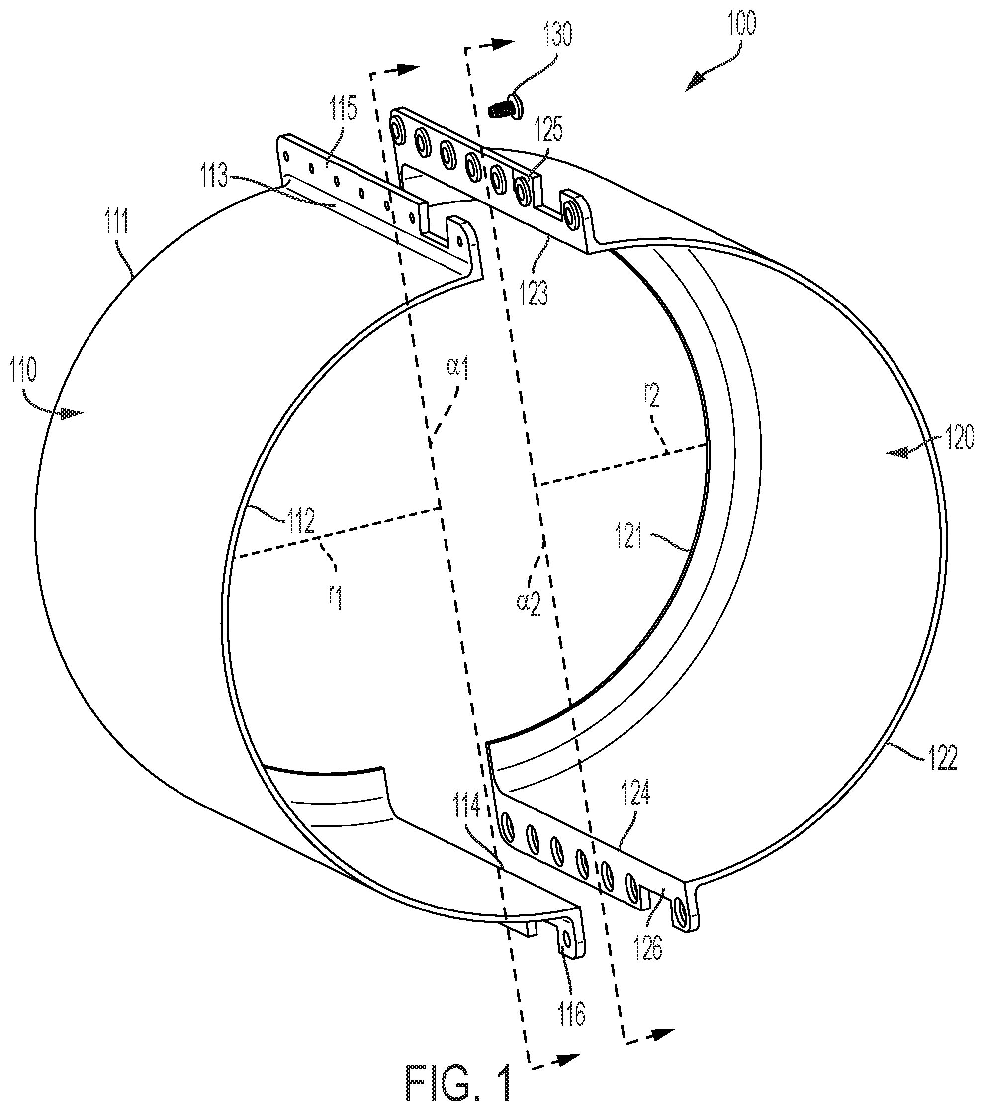 Patent US12305721 — Cover for a universal joint of a driveshaft — Figure 1