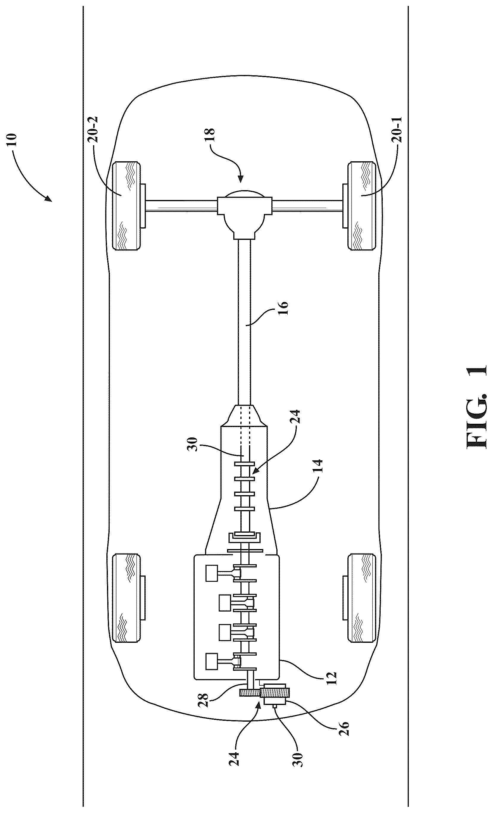 Patent US12305742 — Gear rattle mitigation assembly — Figure 1
