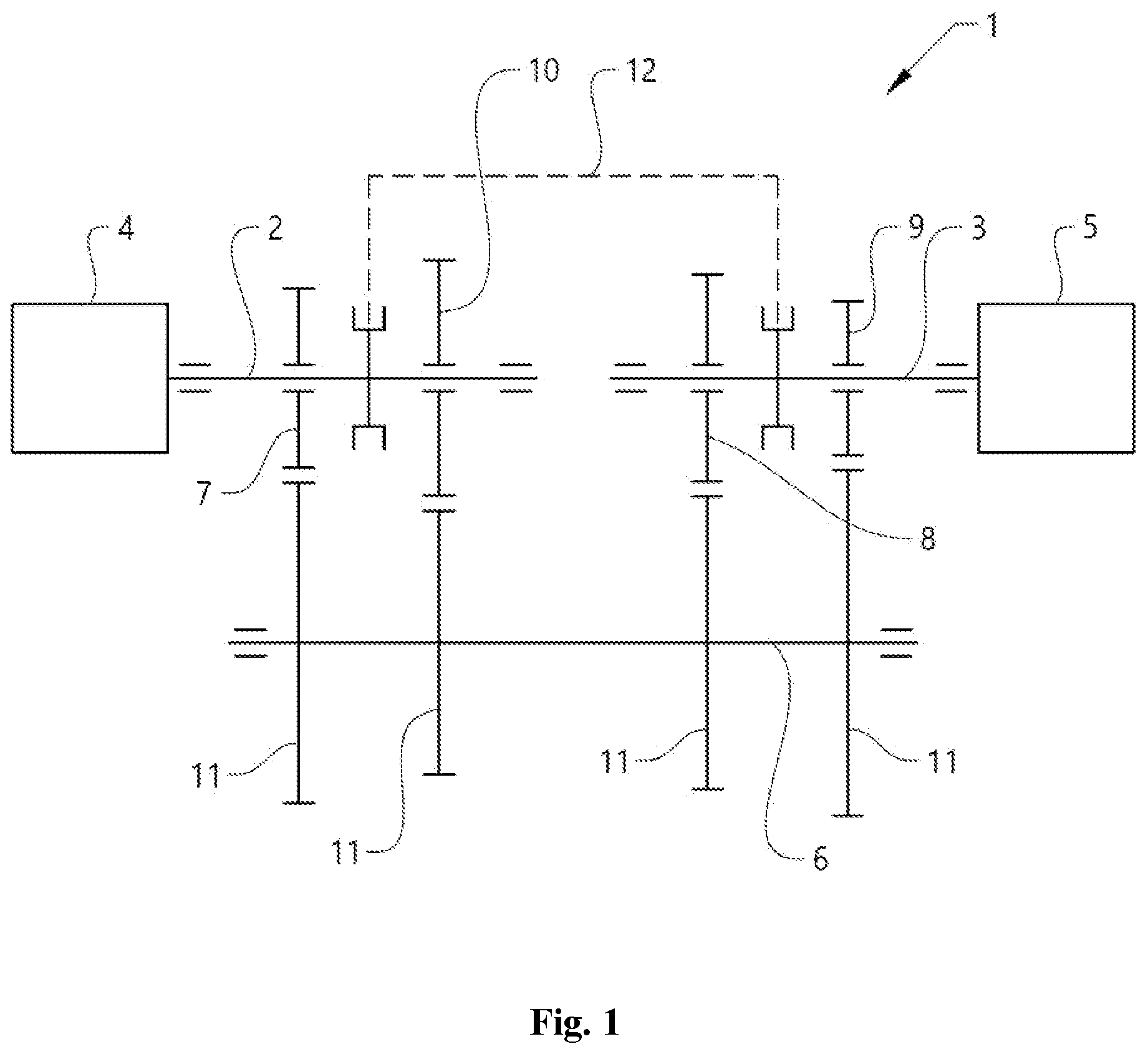 Patent US12305752 — Transmission — Figure 1
