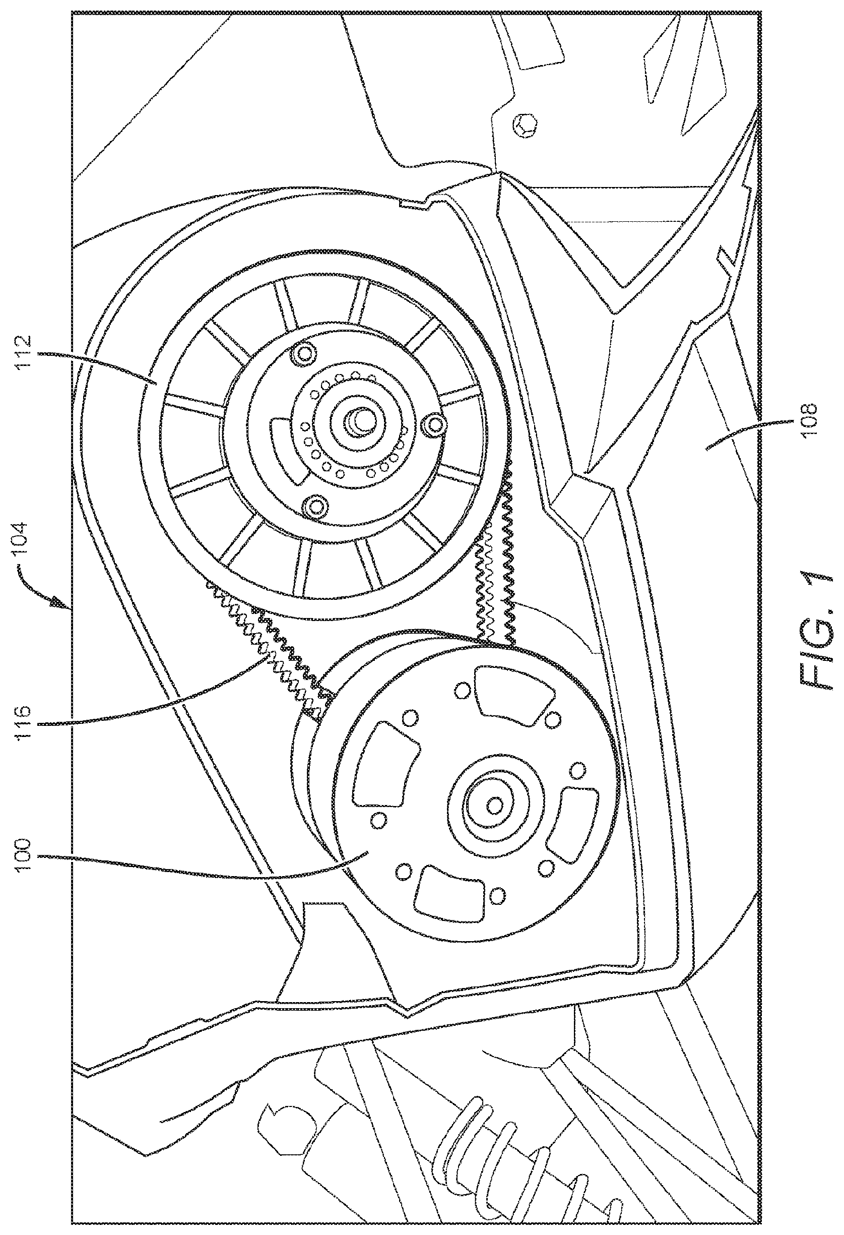 Patent US12305754 — CVT spider clutch with roller system — Figure 1