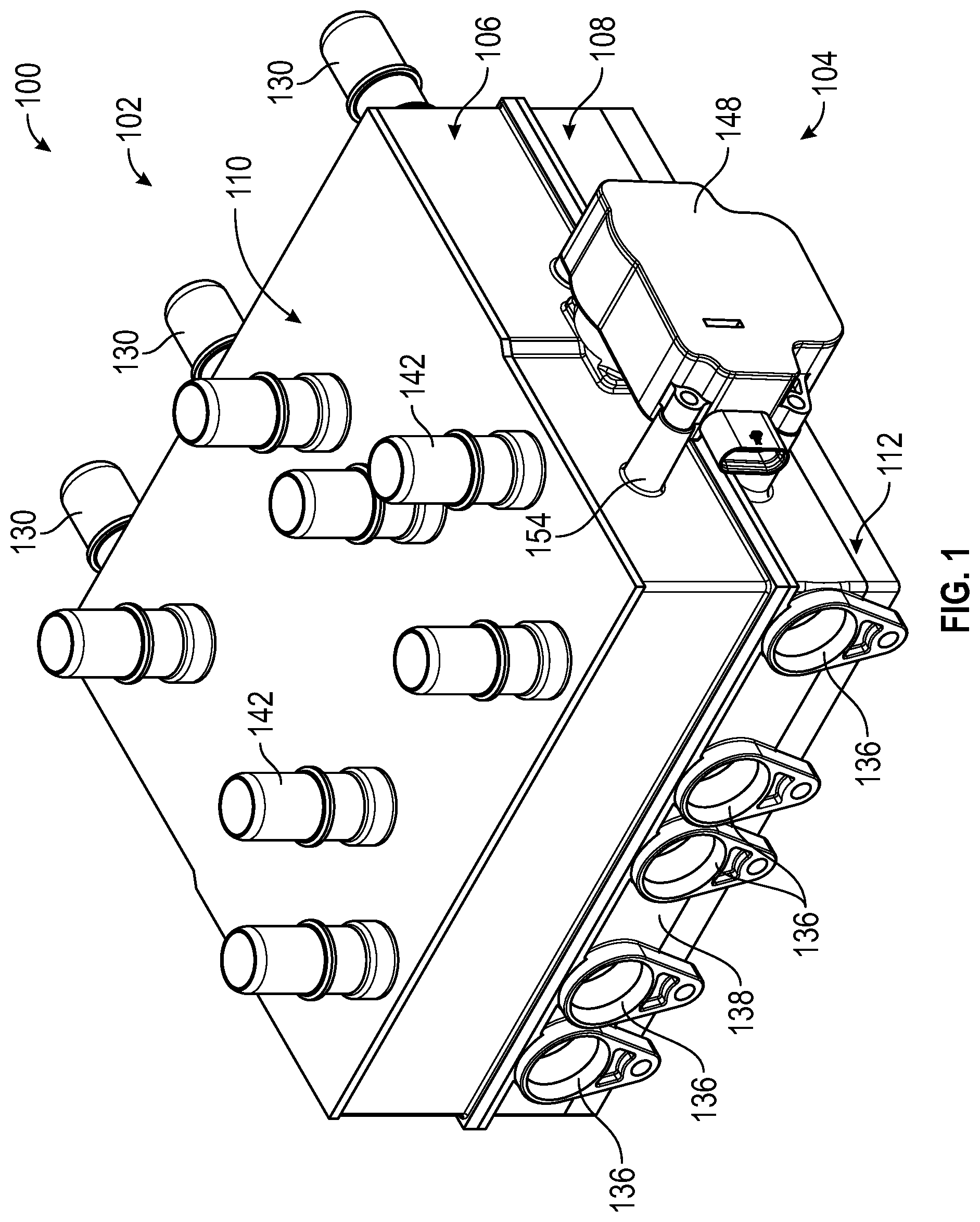 Patent US12305774 — Systems and methods for a thermal management control valve with a louver plate assembly — Figure 1