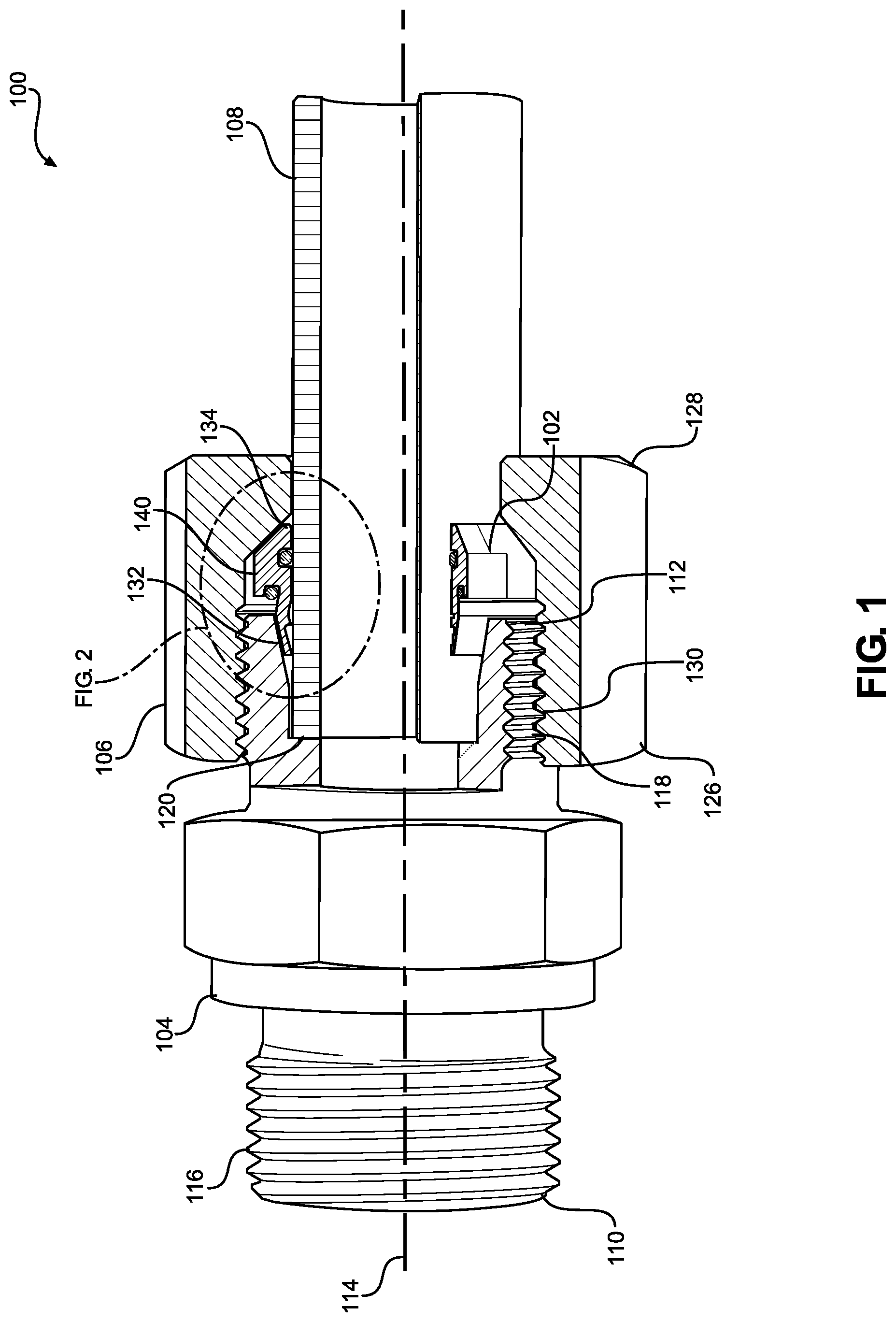Patent US12305779 — Tube connector systems — Figure 1