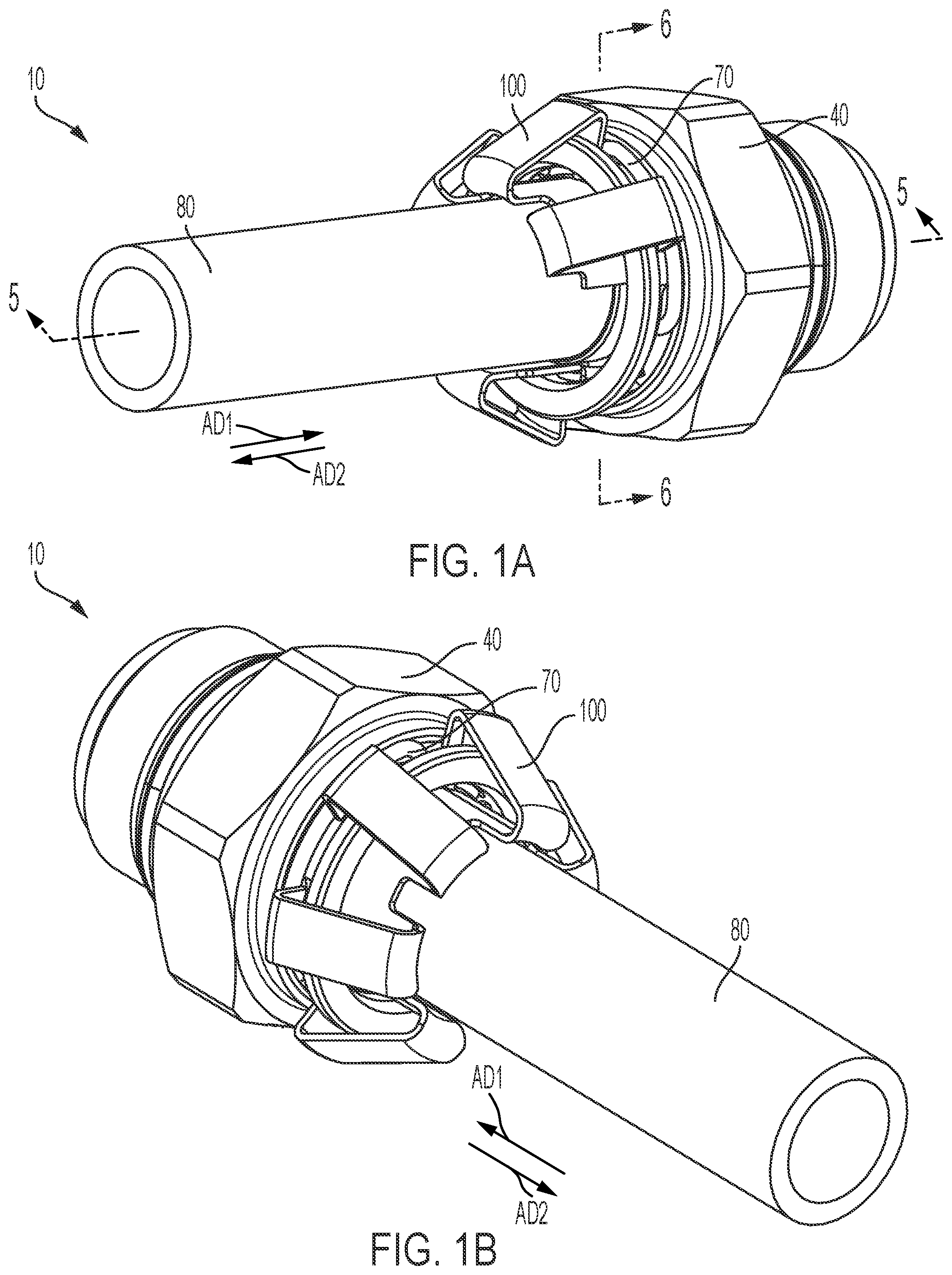 Patent US12305785 Figure 1 – Fluid connection assembly