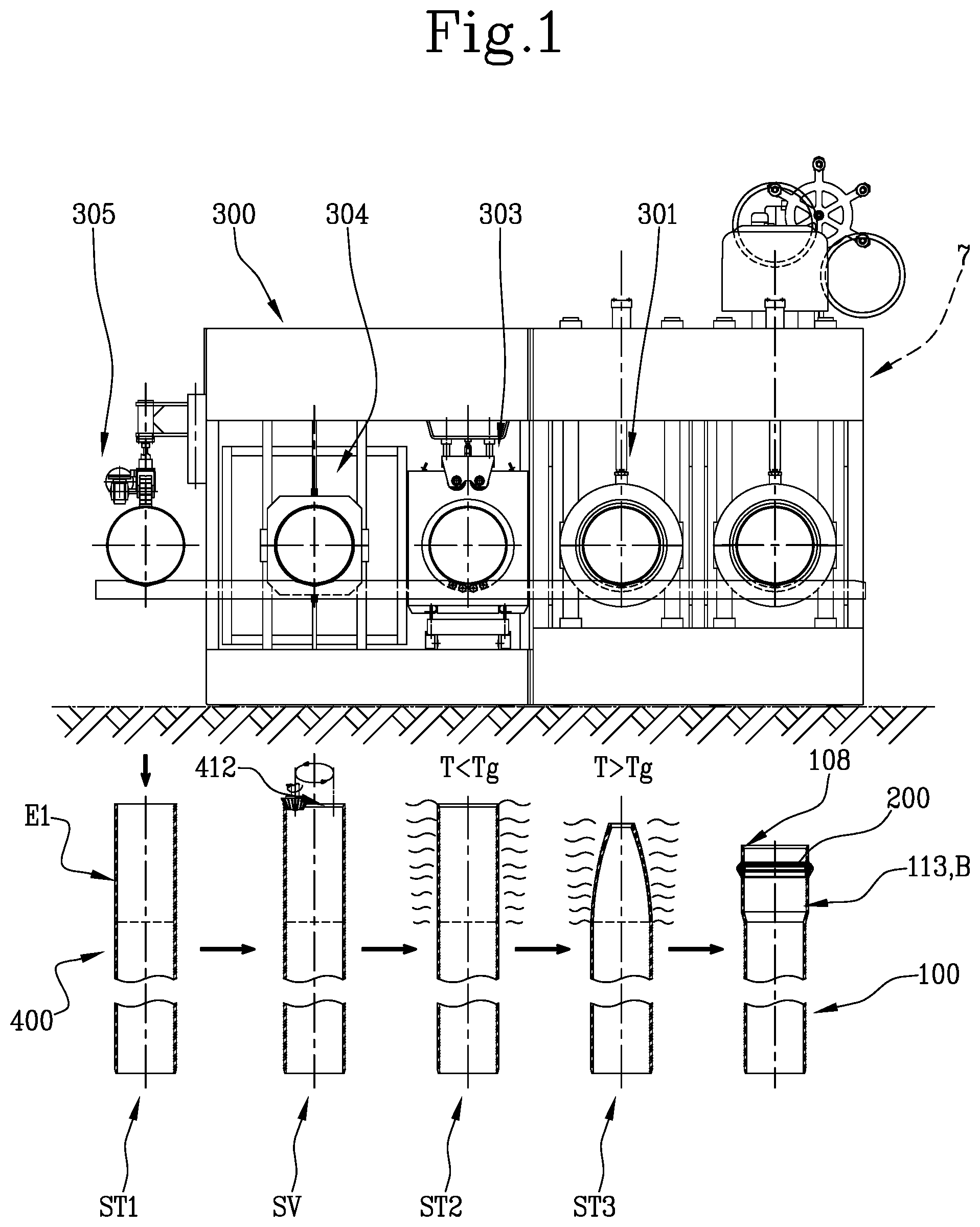 Patent US12305787 Figure 1 – PVC-O pipe