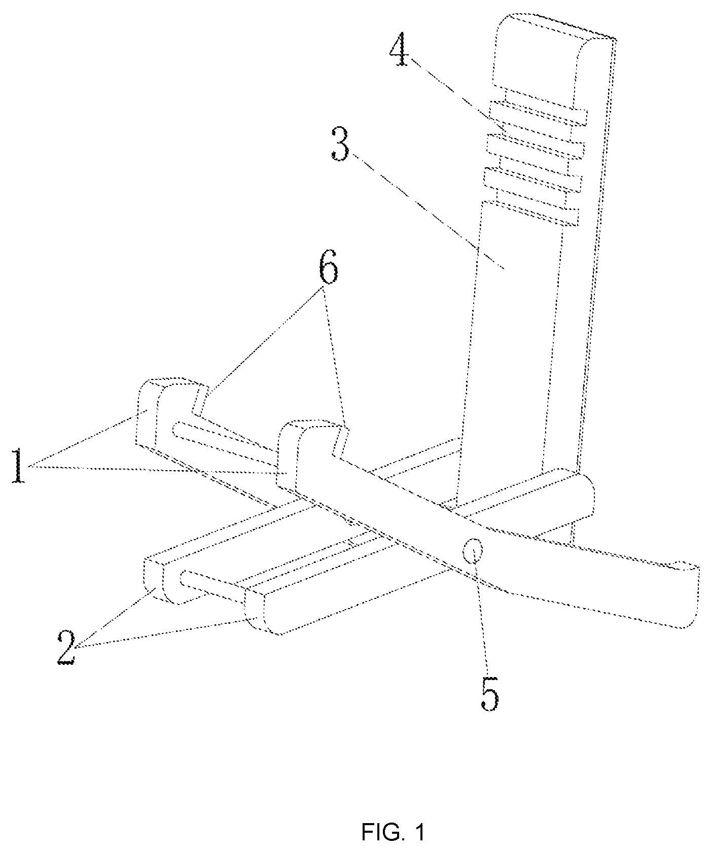 Patent US12305798 Figure 1 – Multifunctional guitar stand