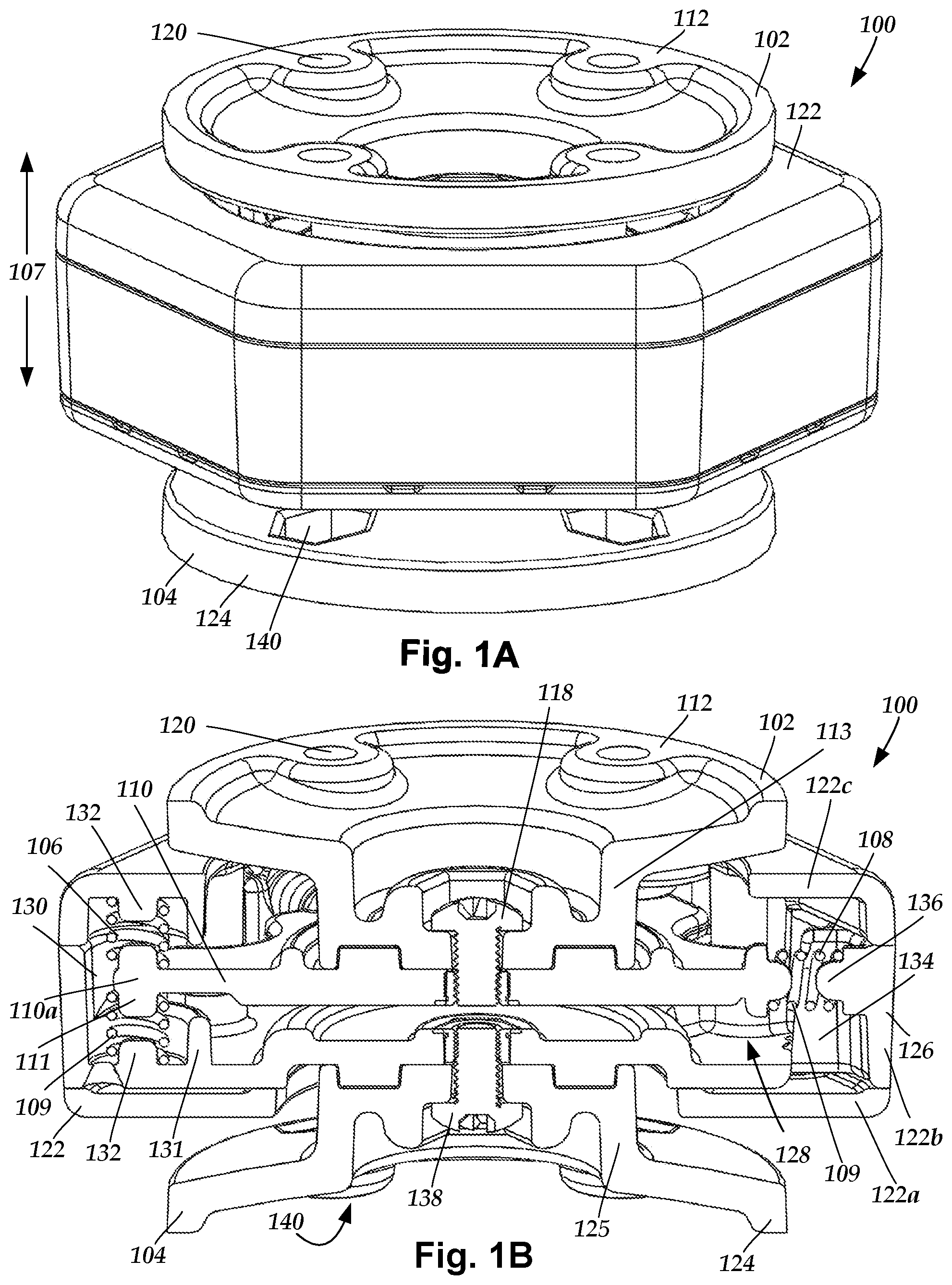 Patent US12305799 — Vibration dampening mounts and methods of making and using — Figure 1