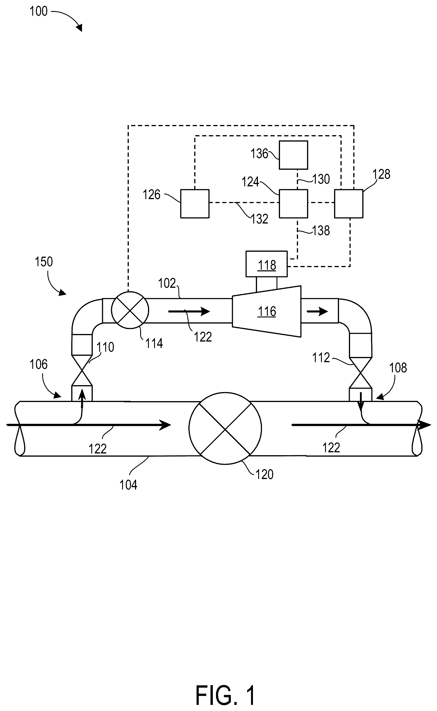 Patent US12305816 — Pipeline energy recovery system — Figure 1