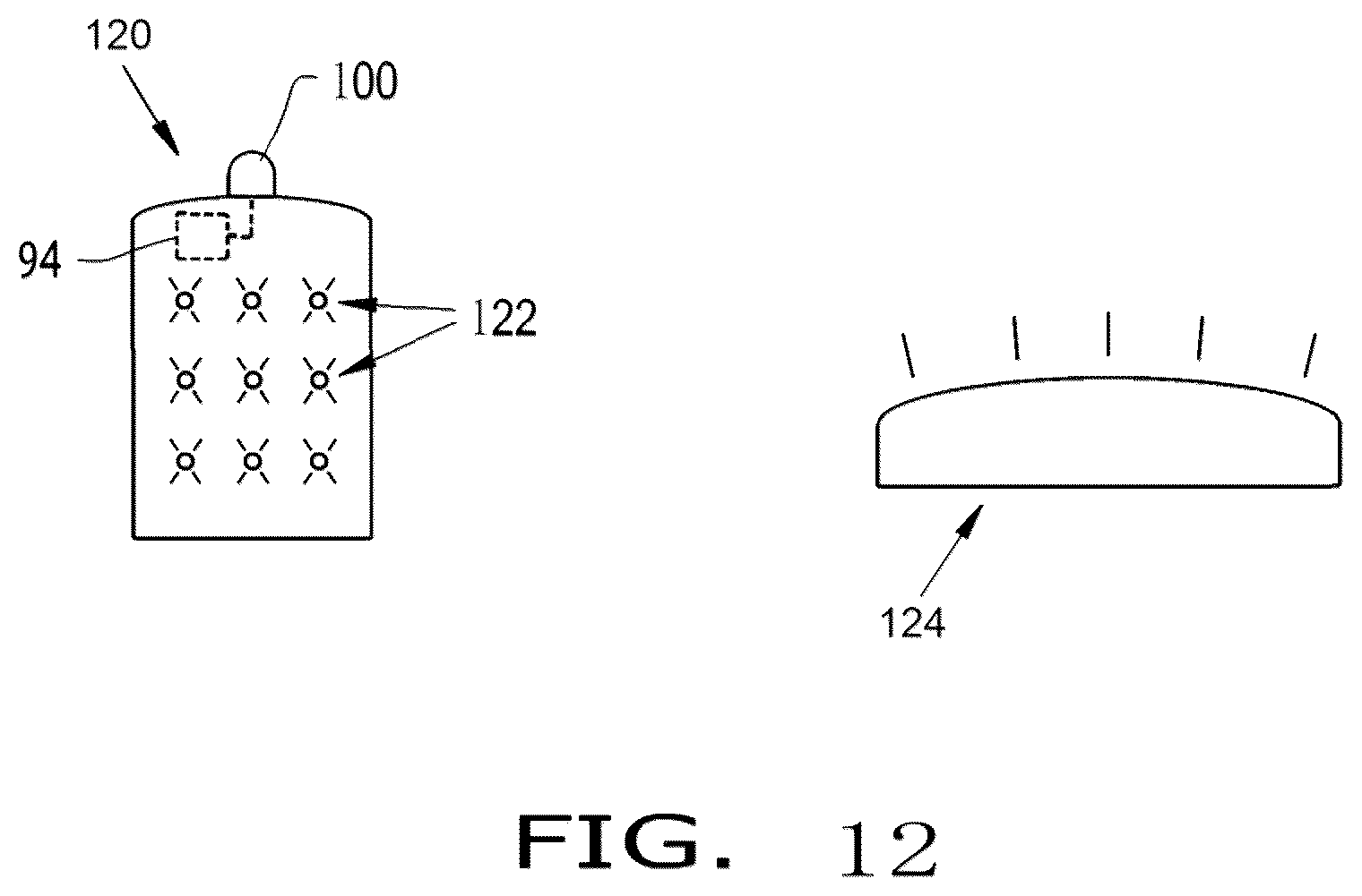 Patent US12305818 Figure 6 – Lighting system