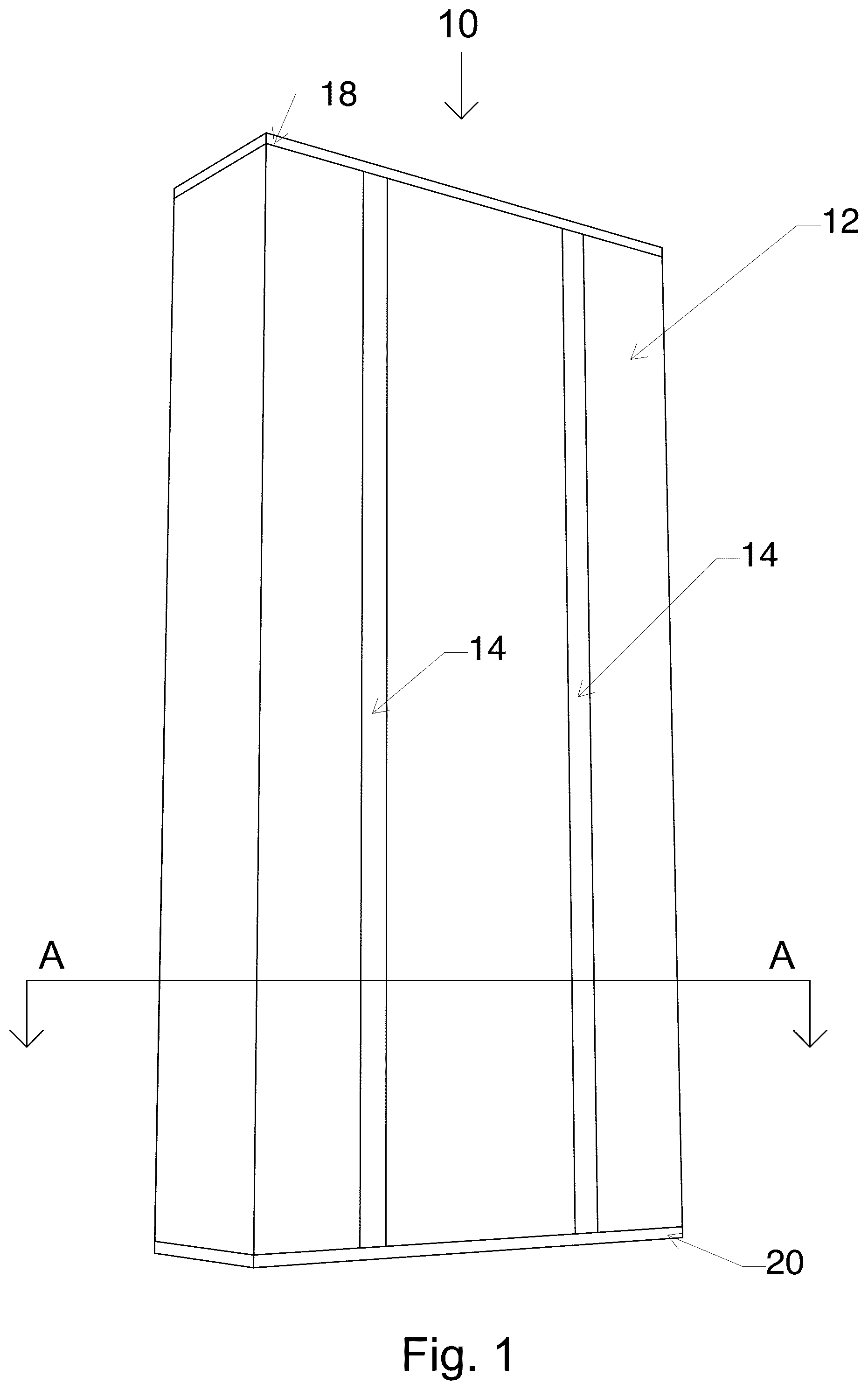 Patent US12305821 — Linear light module — Figure 1