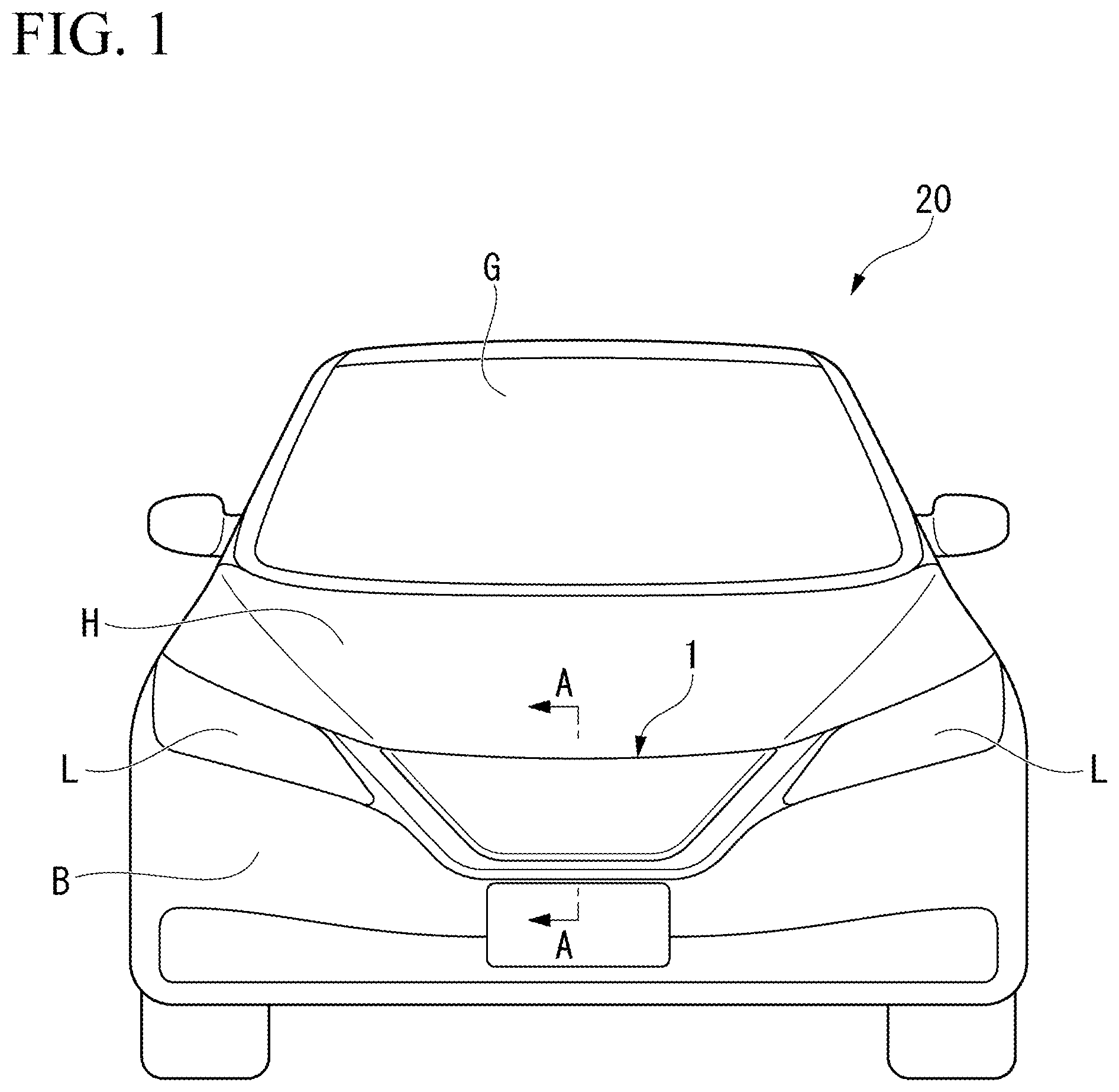 Patent US12305825 — Mobile-object-mounted display device — Figure 1