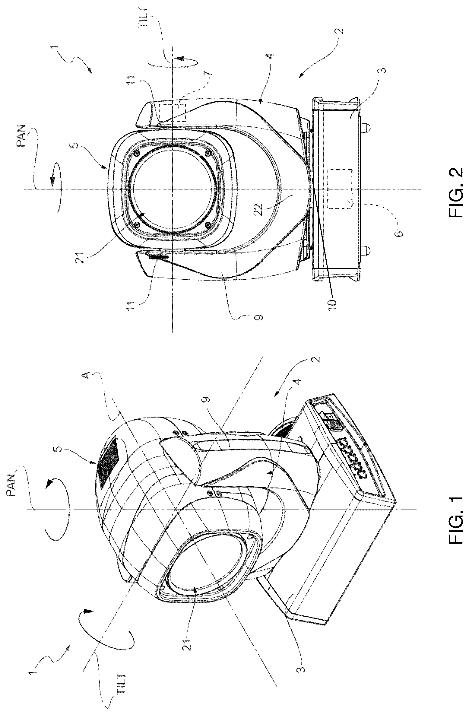 Patent US12305836 — Light fixture, in particular a light fixture for stage — Figure 1
