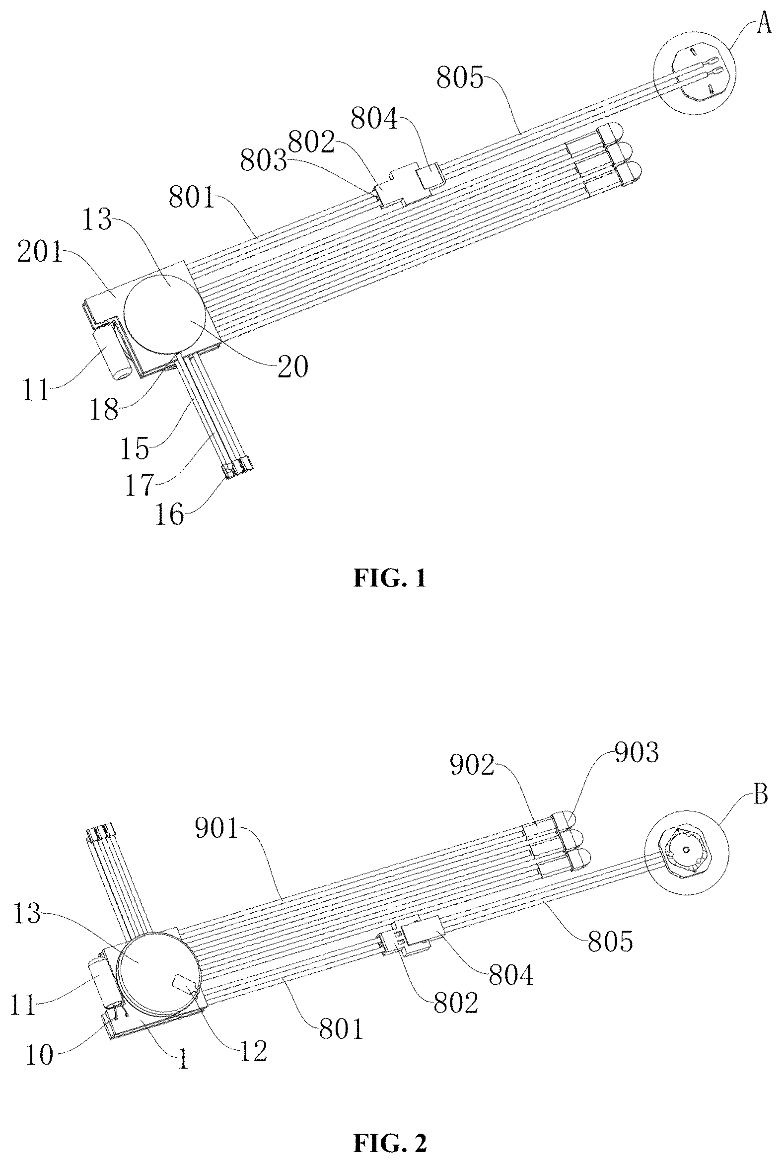 Patent US12305845 Figure 1 – Shoe light with switchable color temperature