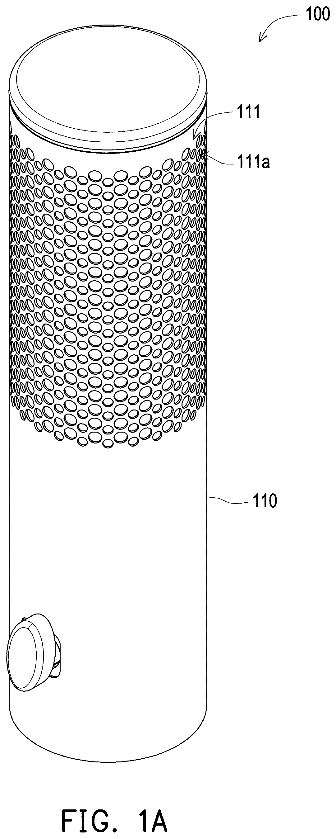 Patent US12305848 — Microphone having light-emitting structure — Figure 1