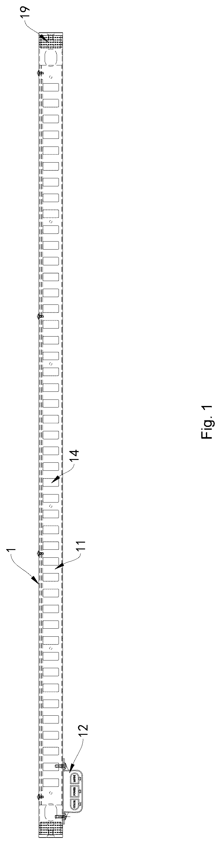 Patent US12305849 — Multi-mode music sycn RGB LED light — Figure 1