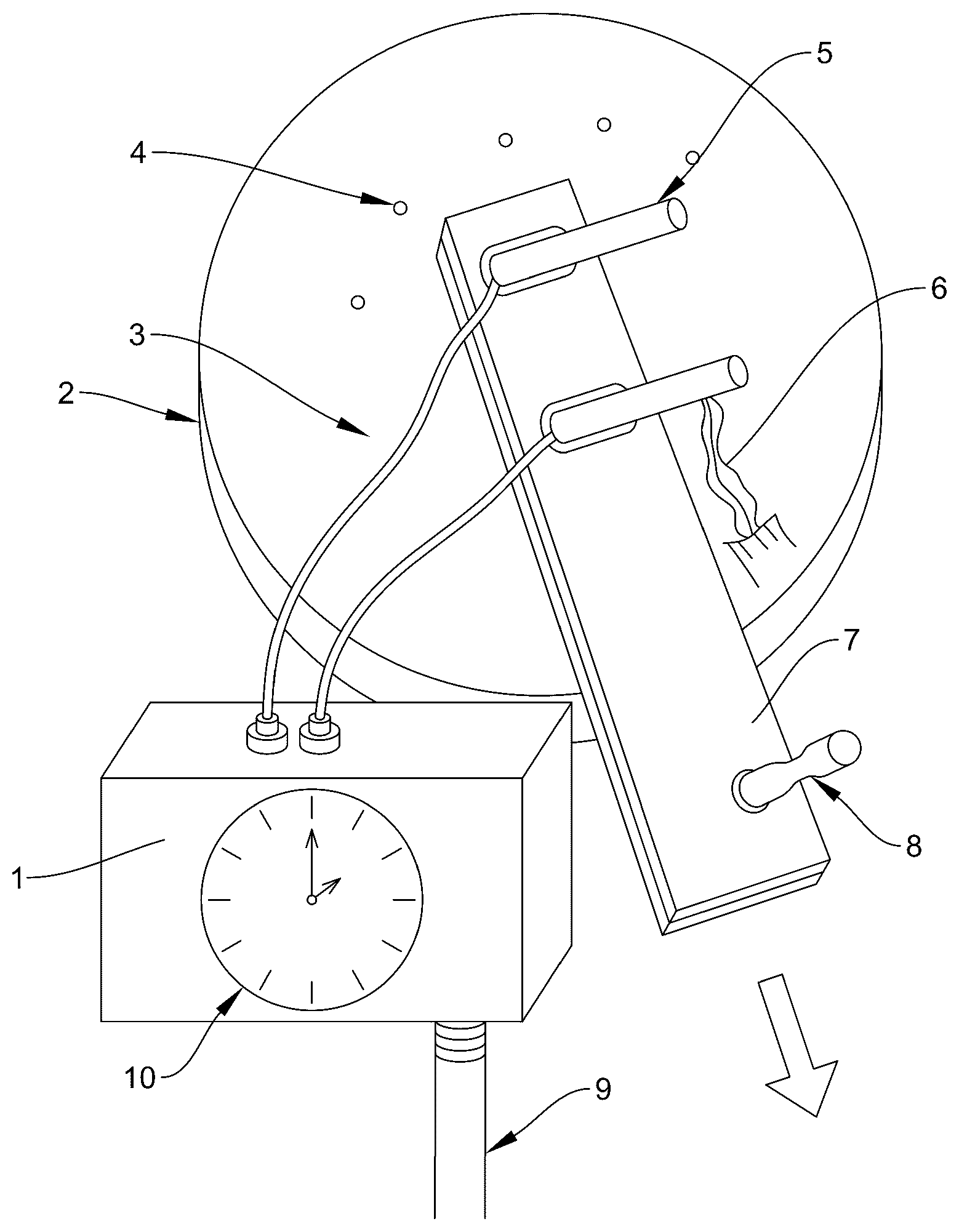 Patent US12305857 — Quick change hot water heater thermocouple — Figure 1