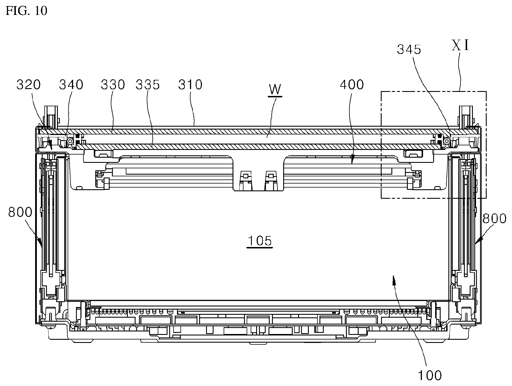 Patent US12305862 Figure 10 – Cooking appliance