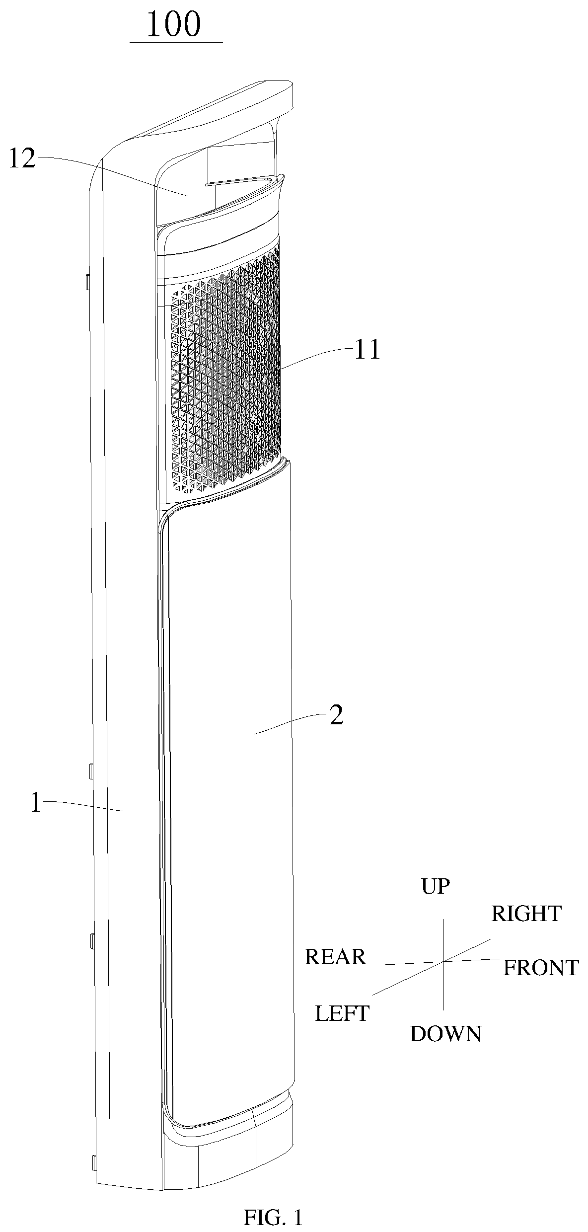 Patent US12305880 — Air conditioner — Figure 1