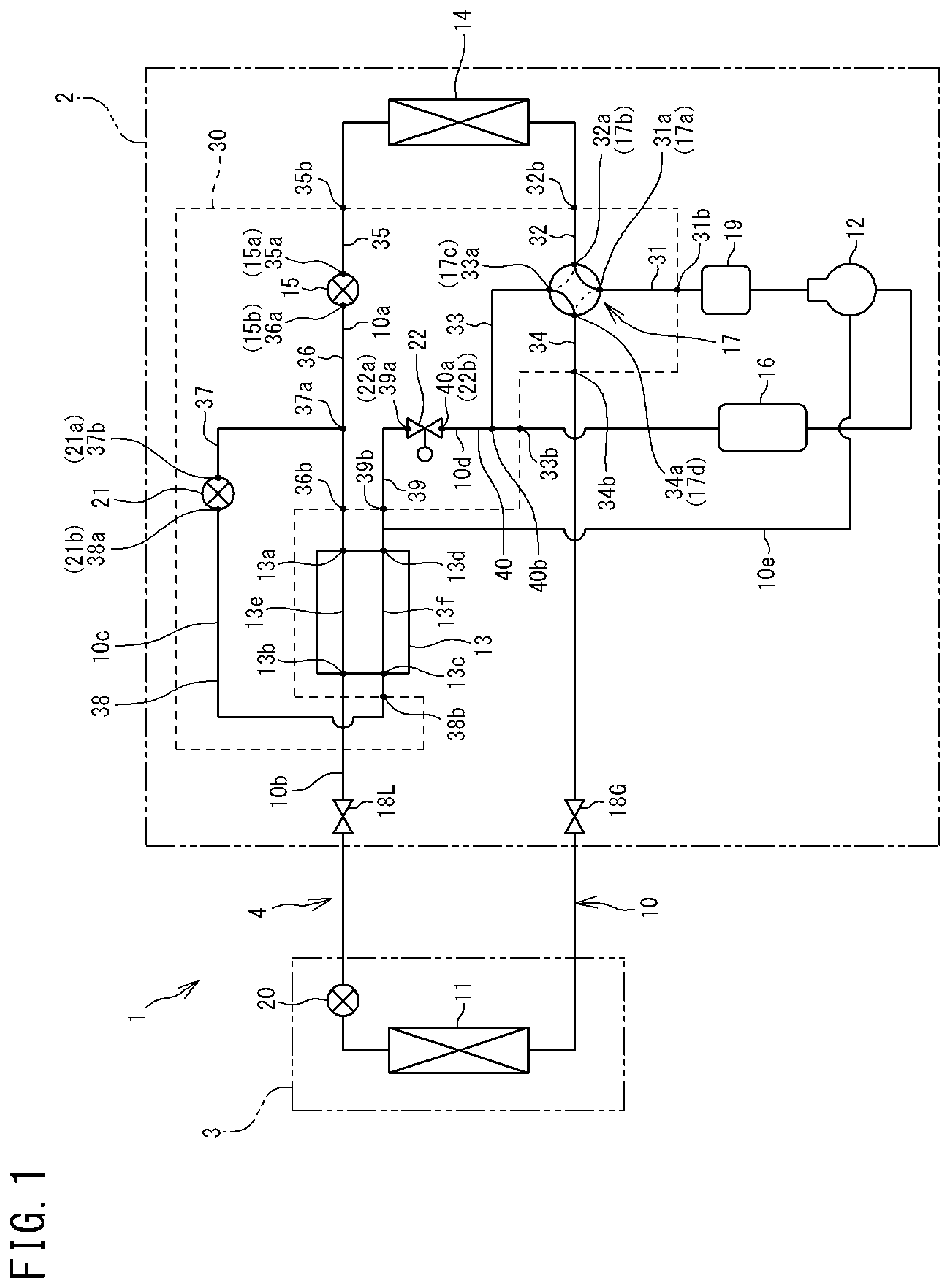 Patent US12305898 — Refrigerant pipe unit and refrigeration apparatus — Figure 1