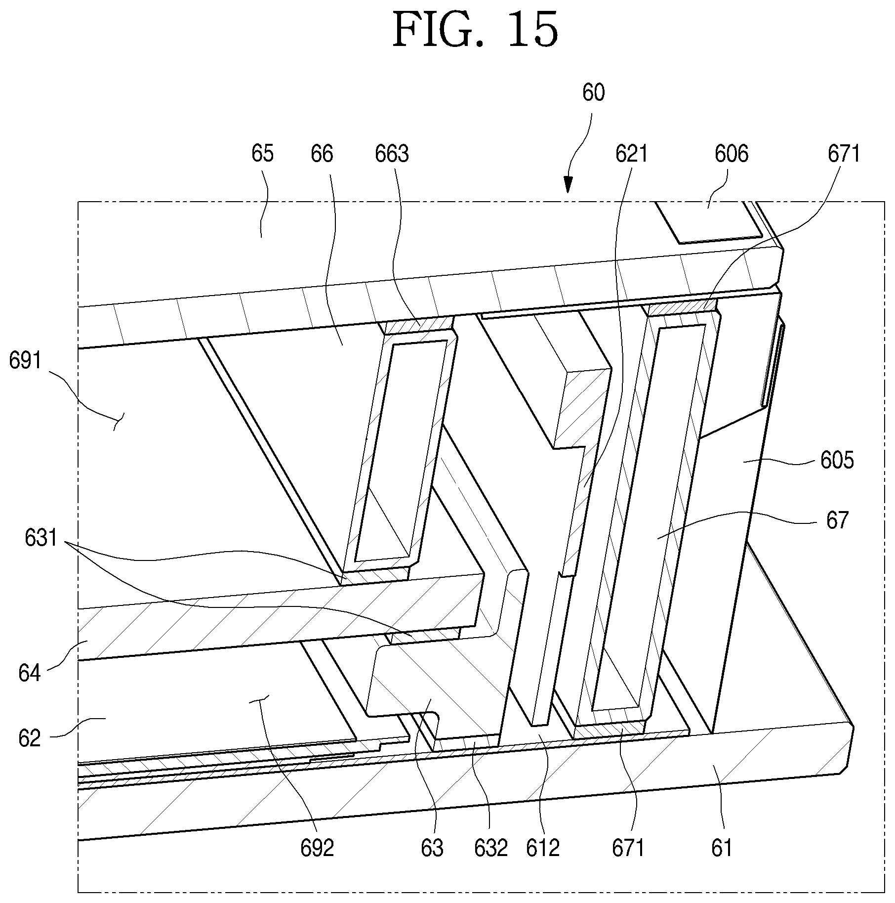 Patent US12305909 Figure 15 – Refrigerator