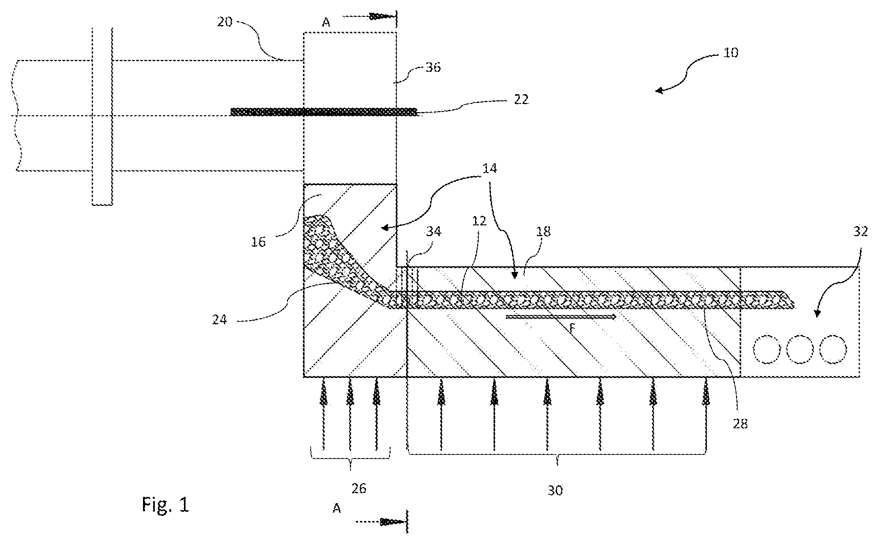 Patent US12305922 — Cooler for cooling bulk material, in particular cement clinker — Figure 1