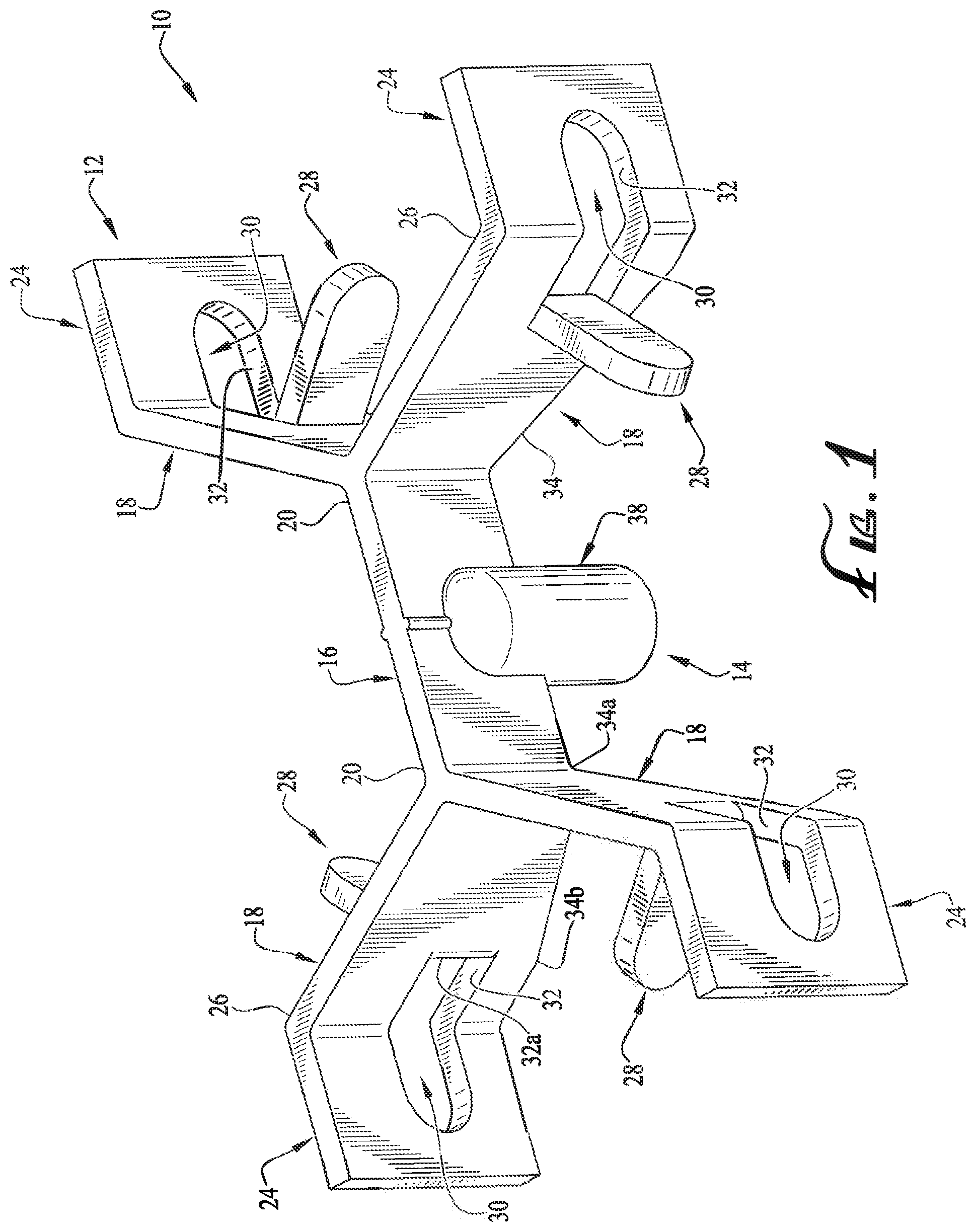 Patent US12305925 — Refractory anchor device and system — Figure 1