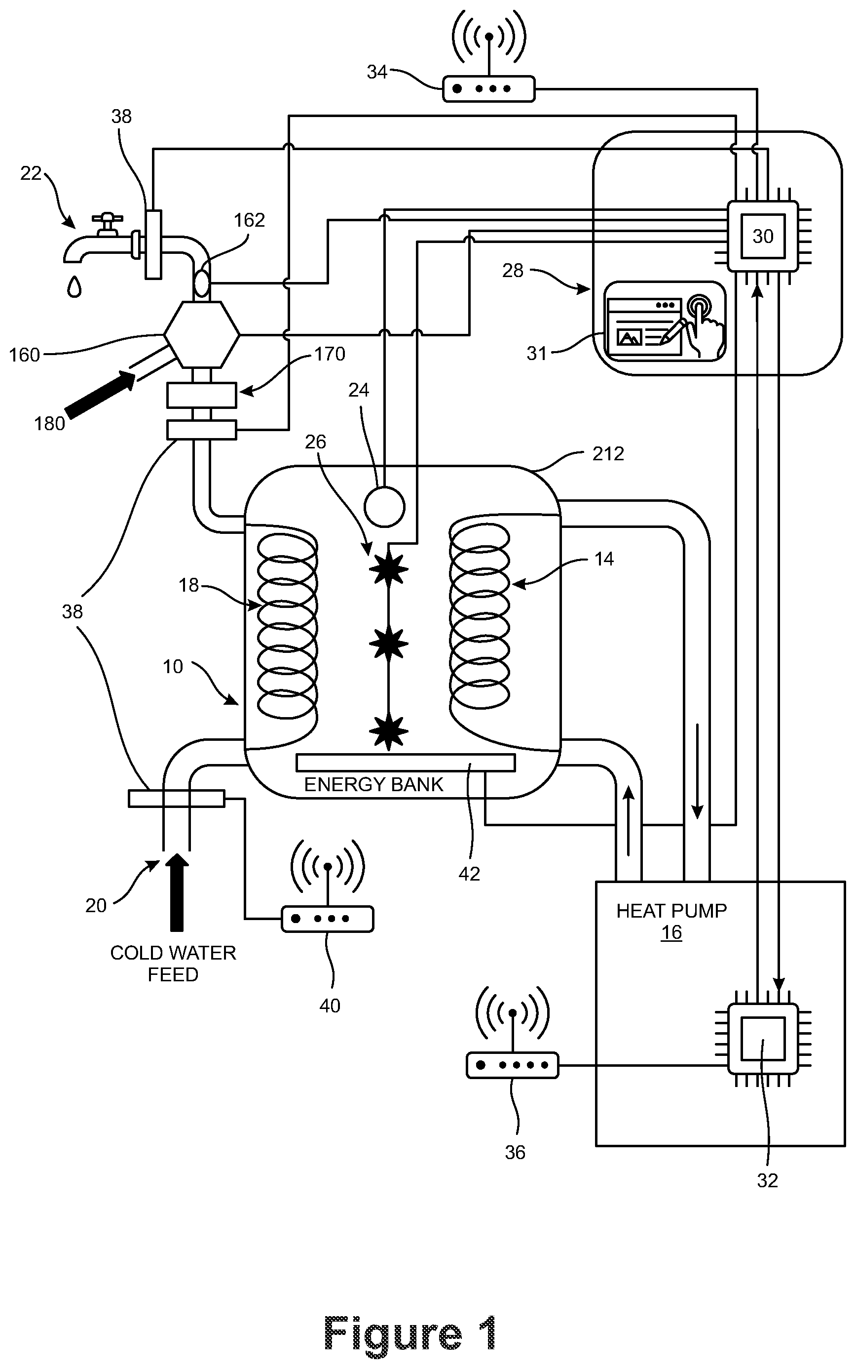 Patent US12305930 — Energy storage arrangement and installations — Figure 1