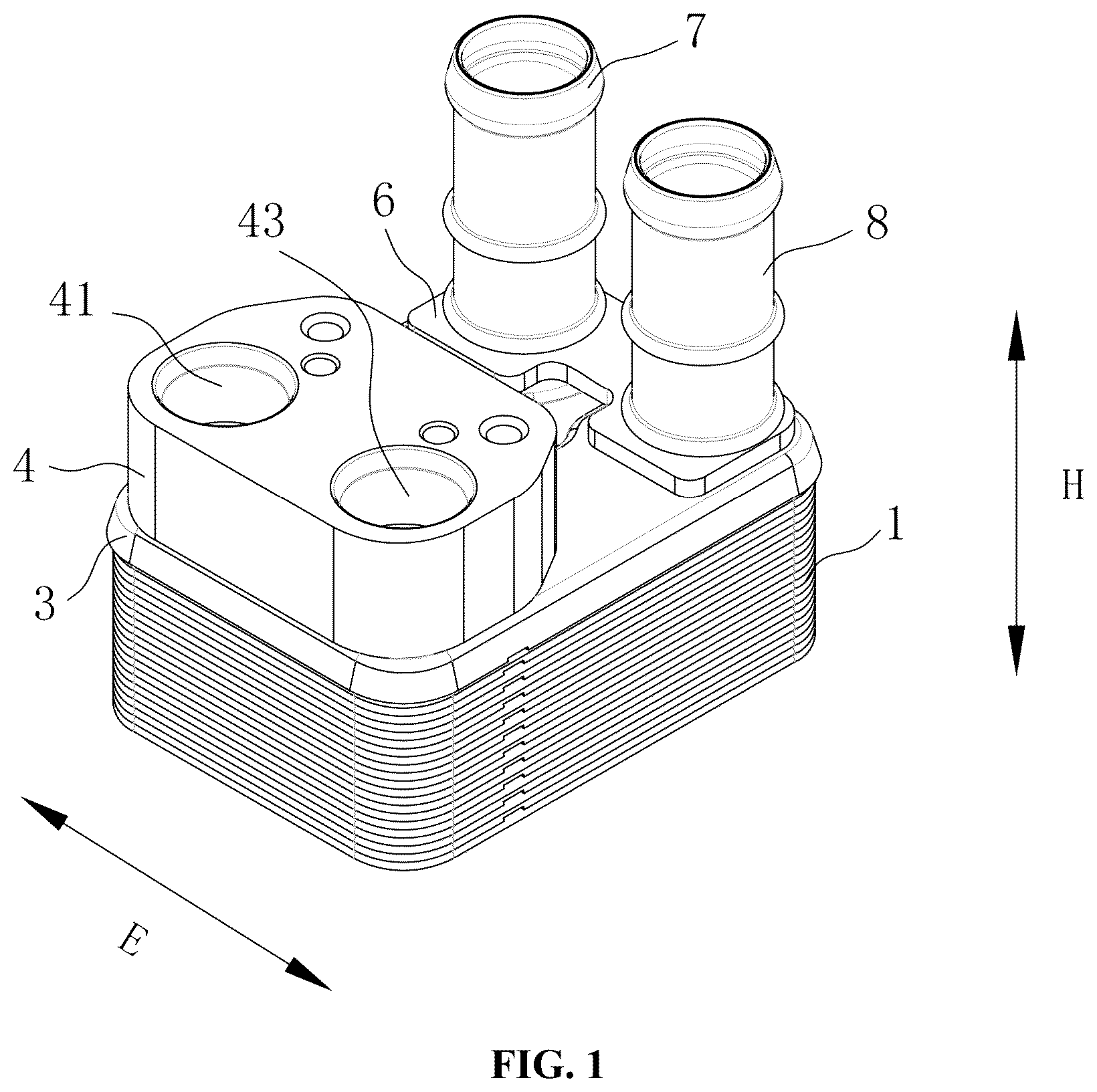 Patent US12305931 — Heat exchanger — Figure 1