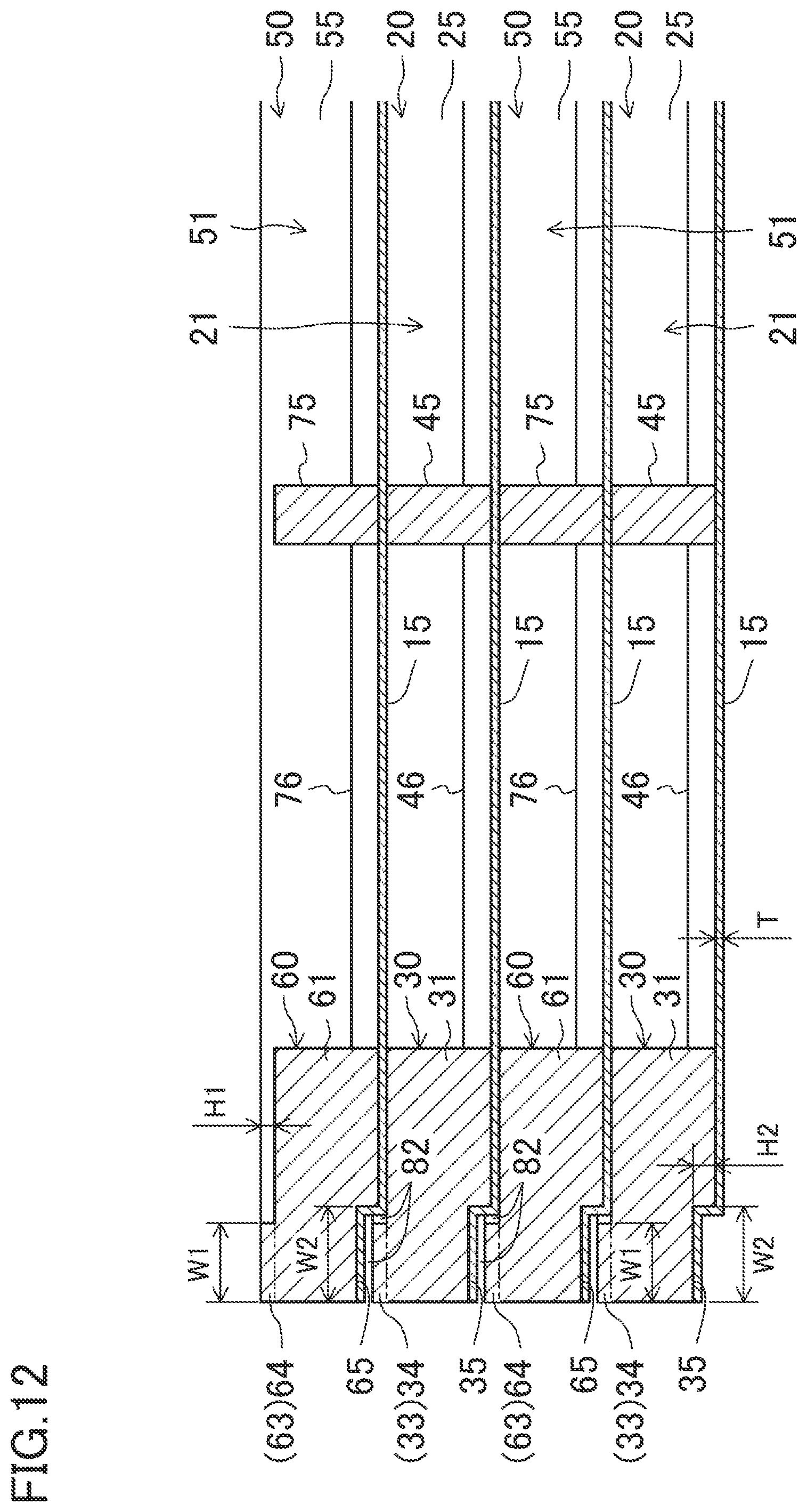 Patent US12305934 Figure 12 – Heat exchanger and method for manufacturing heat exchanger