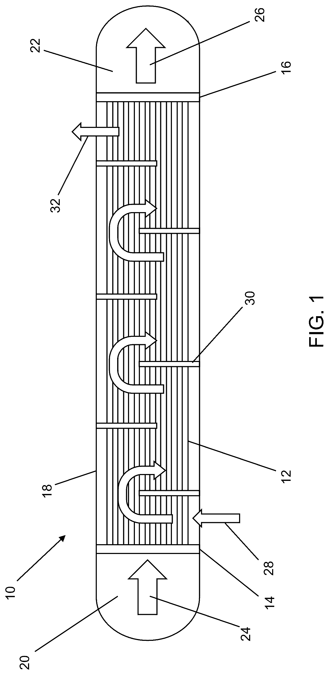 Patent US12305940 — Tube and tubesheet assembly with damage resistance and method for protecting tube and tubesheet assemblies from damage — Figure 1