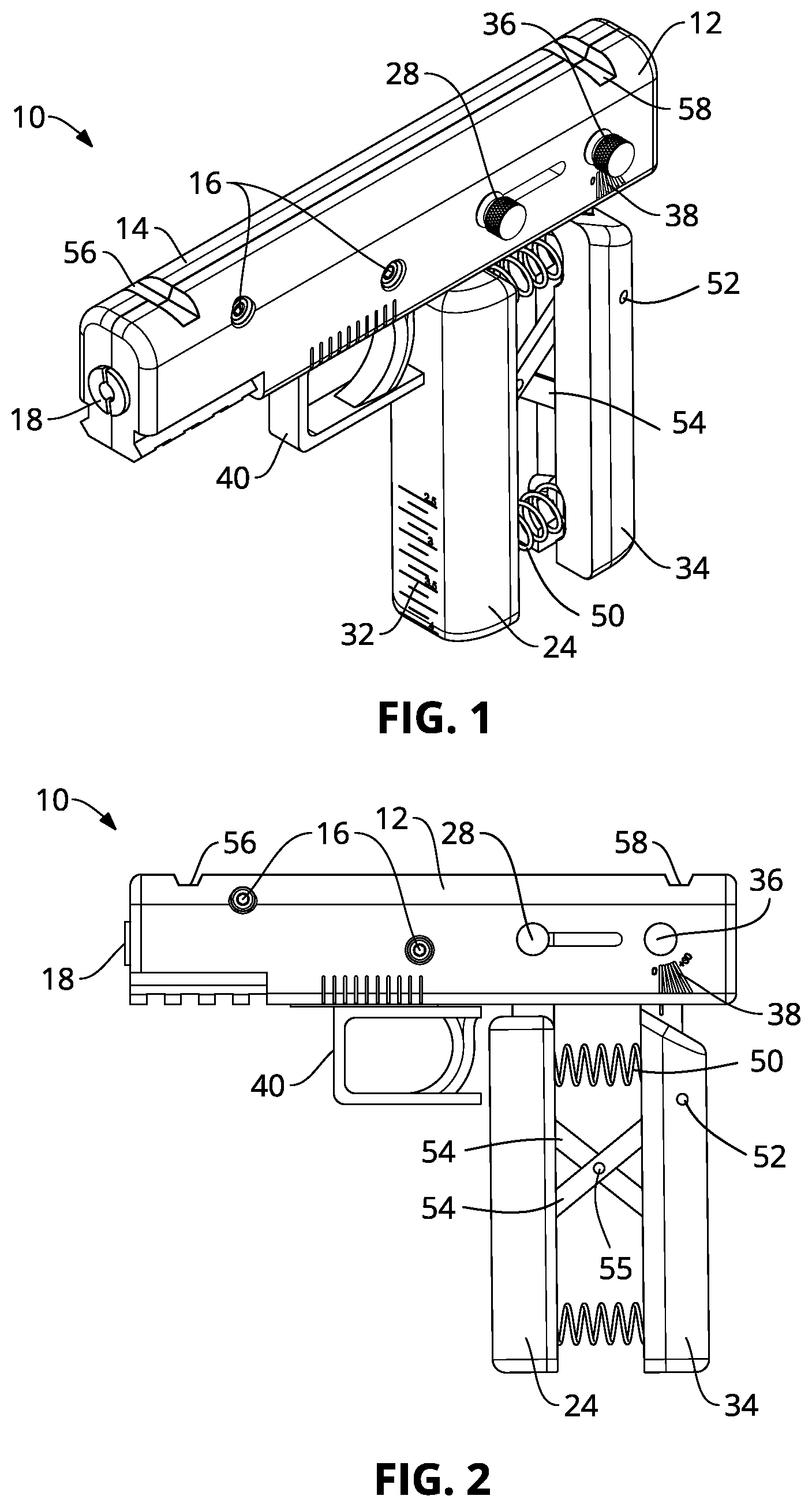 Patent US12305948 — Grip size measuring tool — Figure 1