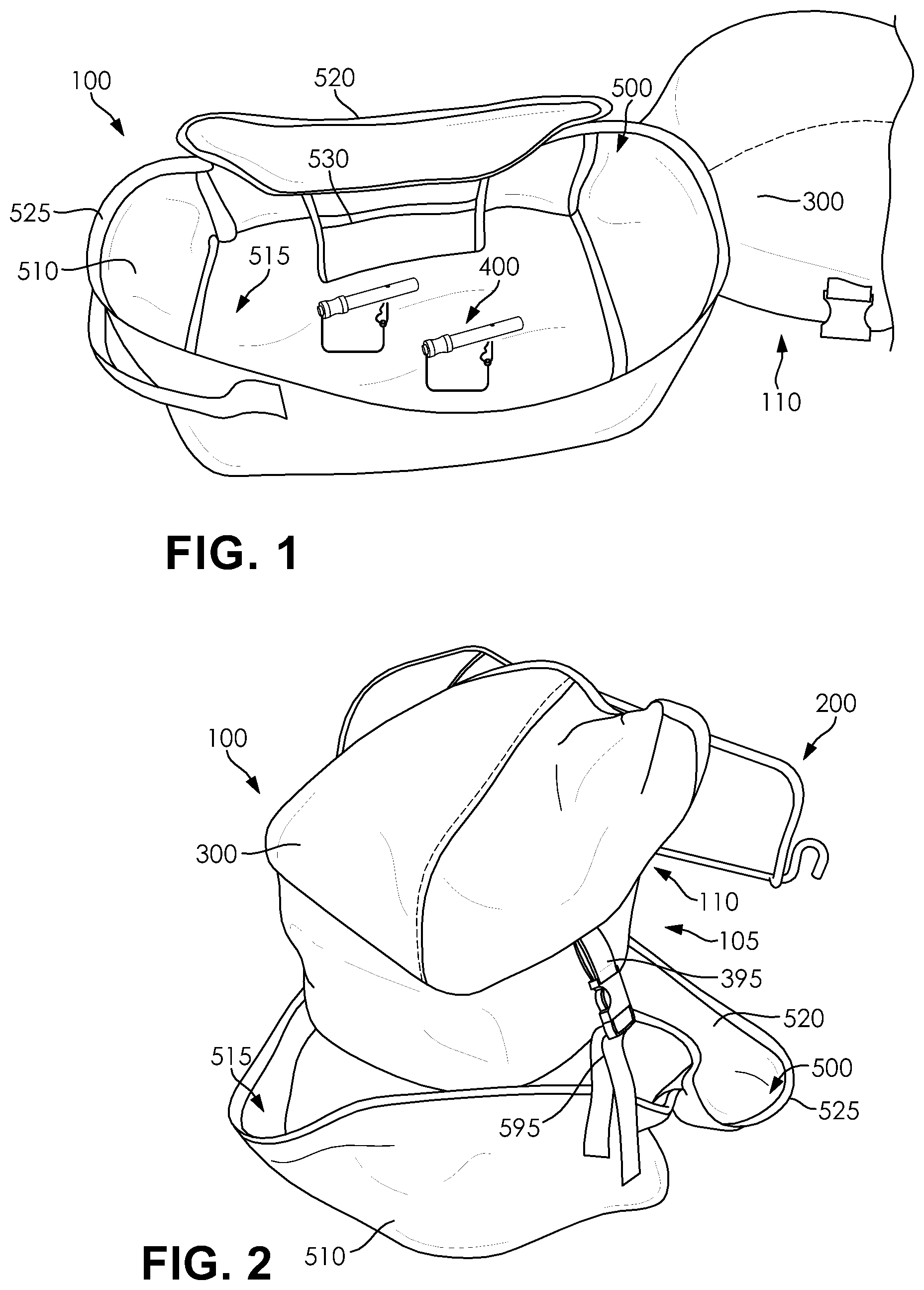 Patent US12305951 — System, apparatus, and method for collecting ammunition casings — Figure 1
