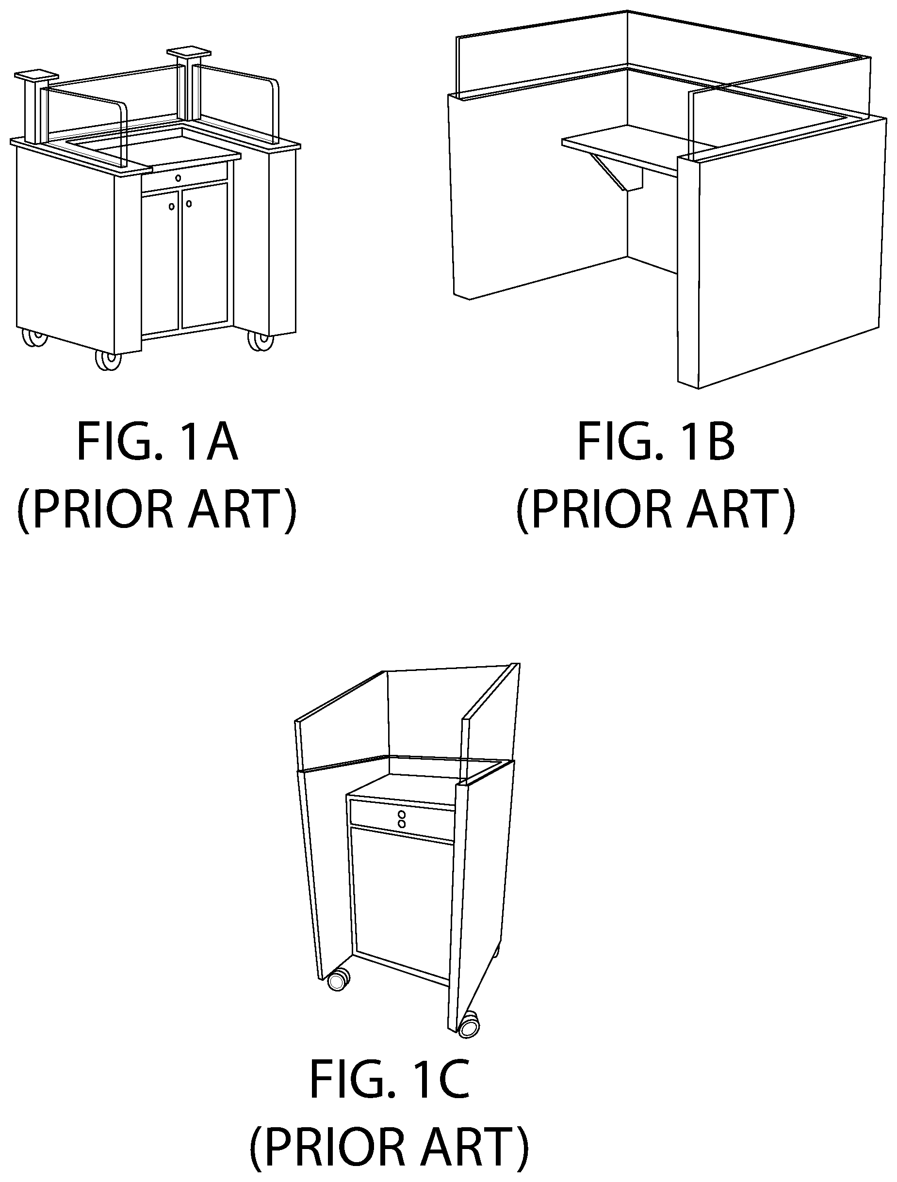 Patent US12305963 — Mobile and stationary protective attendant stations — Figure 1