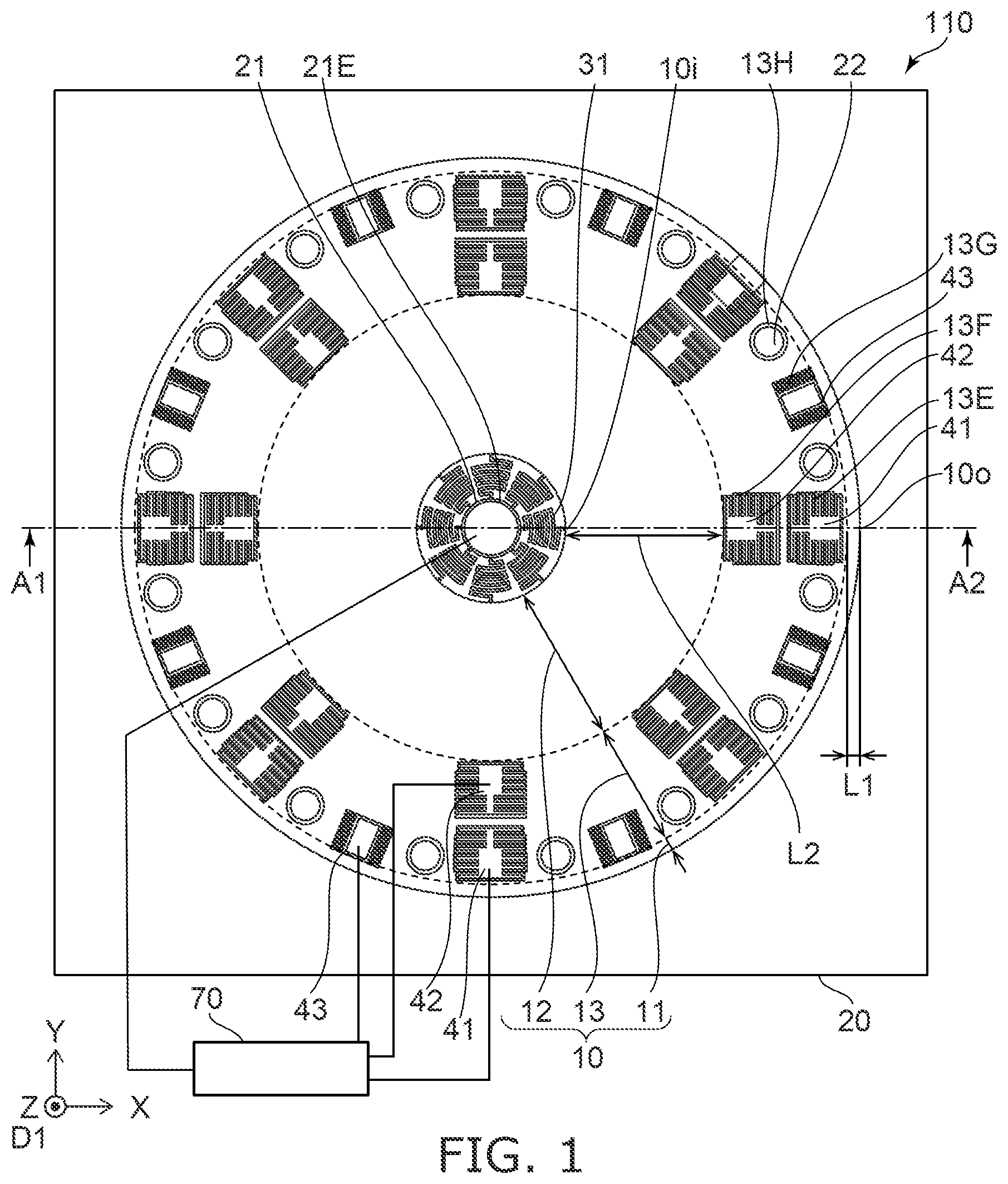 Patent US12305987 — Sensor — Figure 1