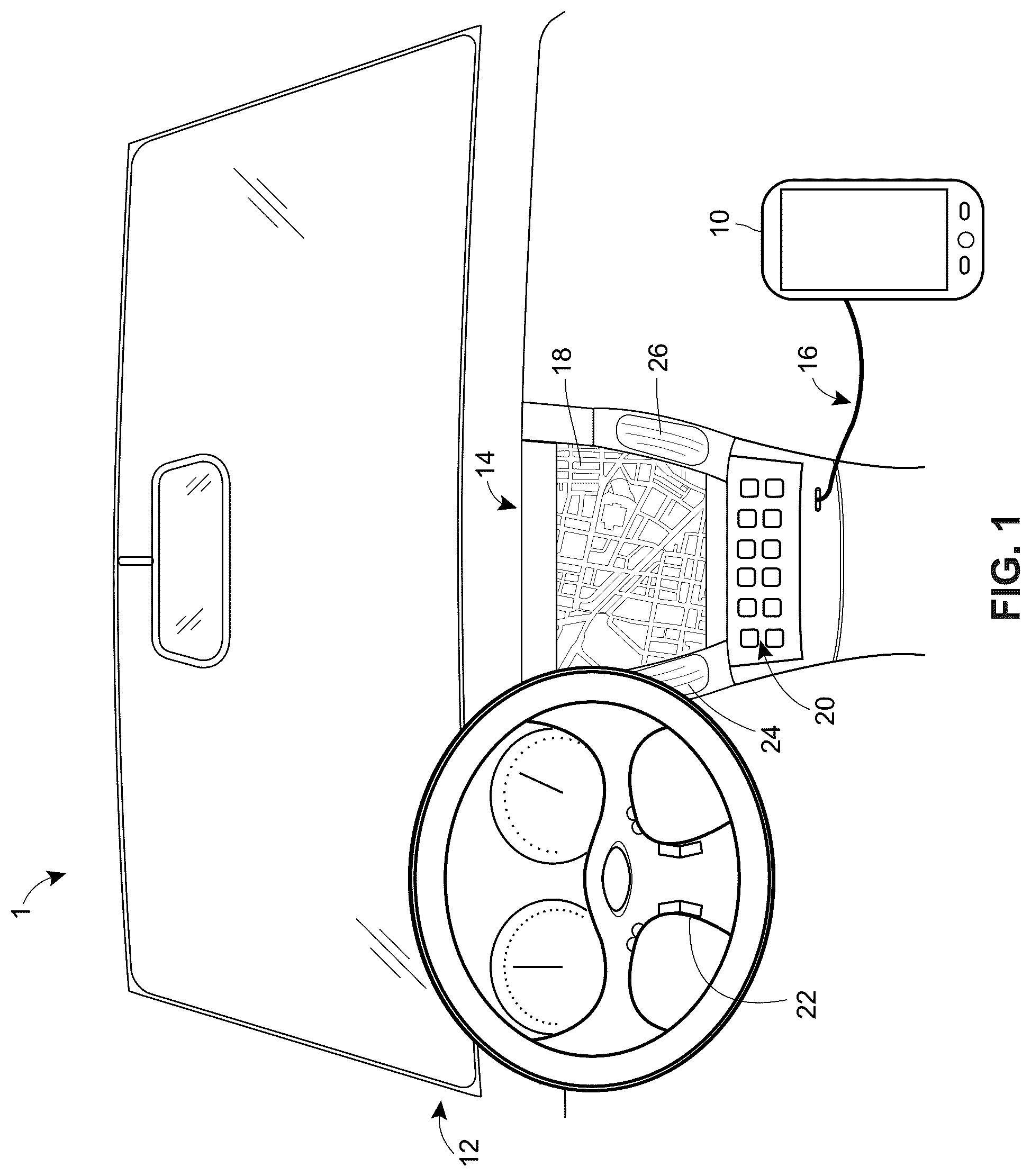 Patent US12306004 — Context aware navigation voice assistant — Figure 1
