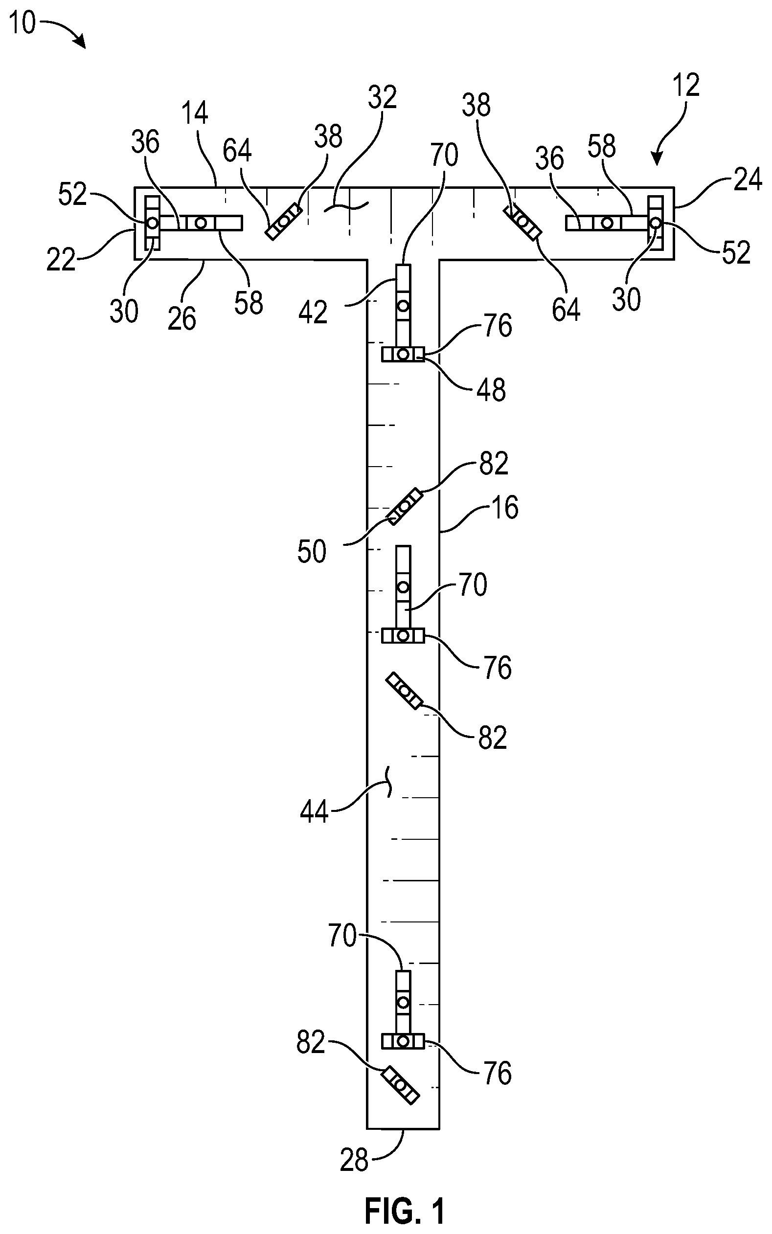 Patent US12306017 — Multiple plane level assembly — Figure 1