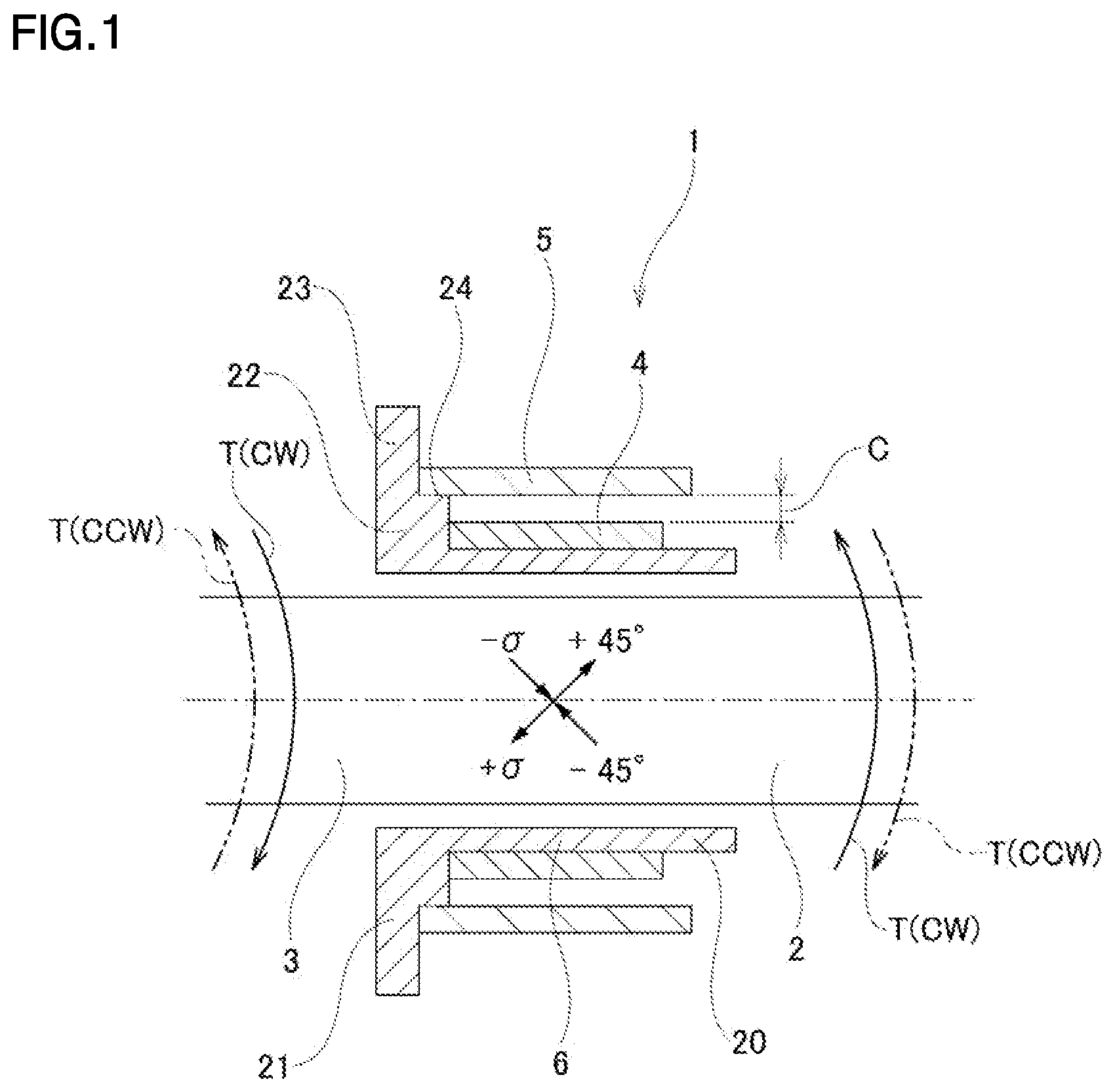 Patent US12306059 — Torque measuring device — Figure 1