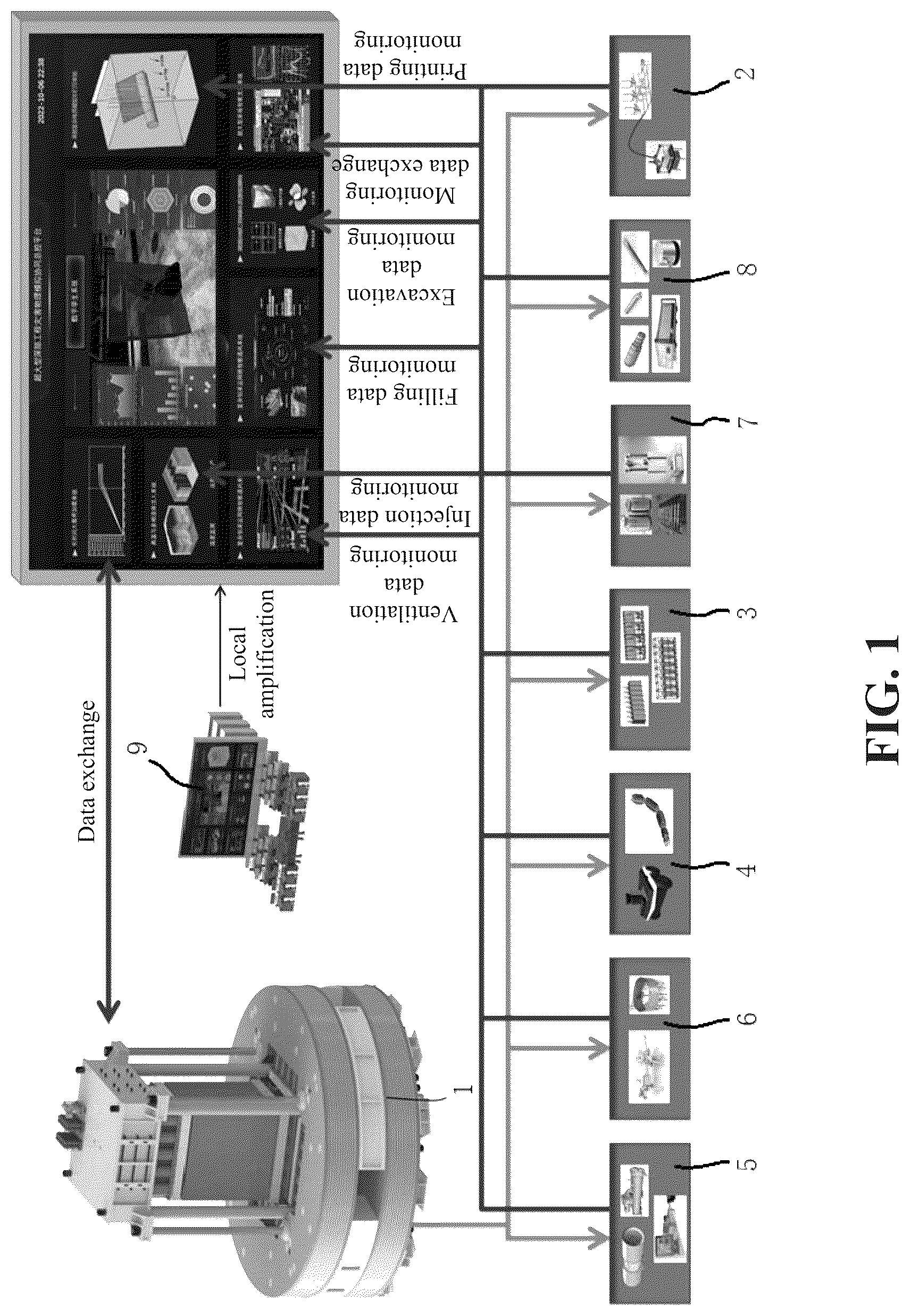 Patent US12306073 — Ultra-large physical simulation facility for deep engineering disasters — Figure 1