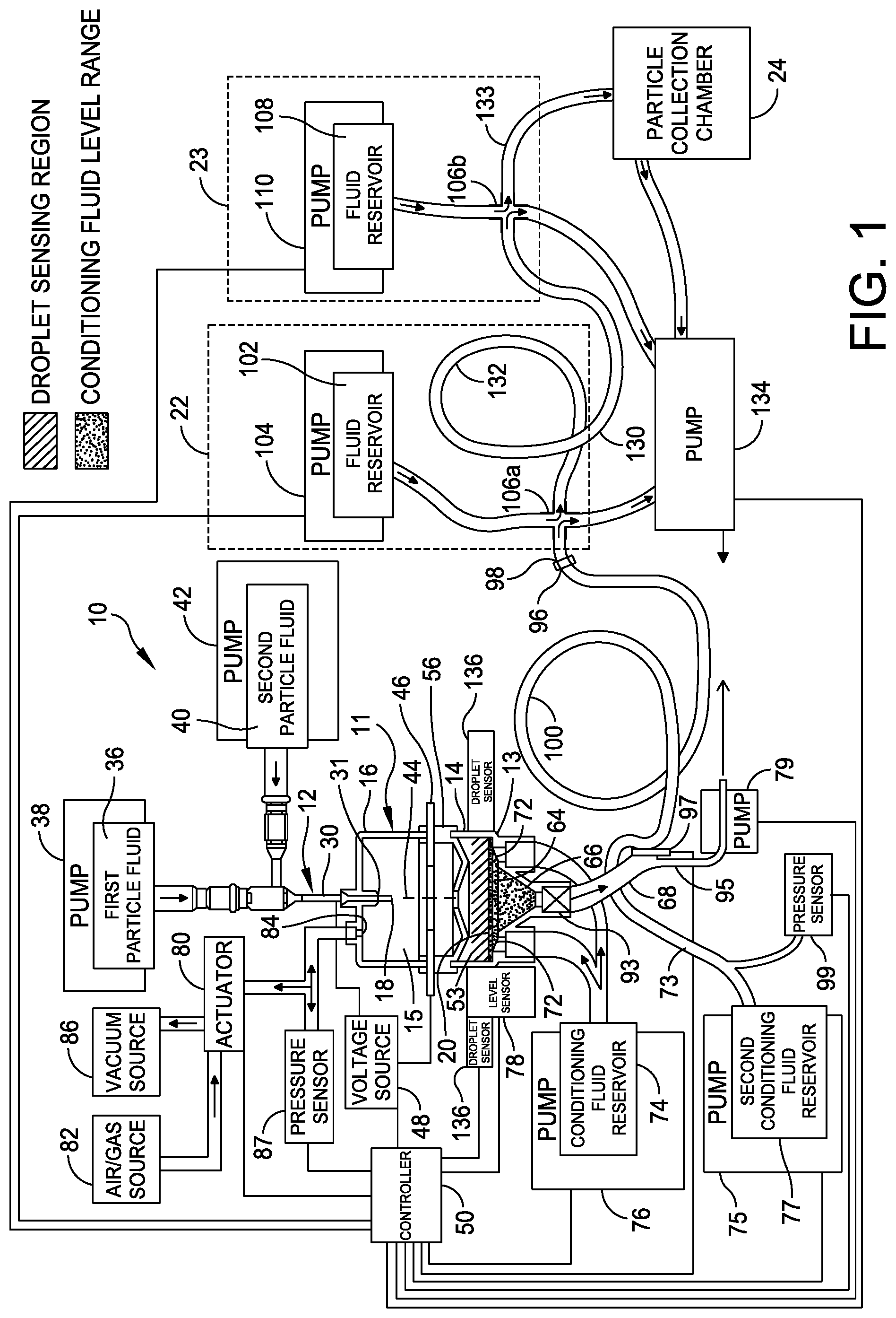 Patent US12306081 — Apparatuses and methods for formation of particles — Figure 1