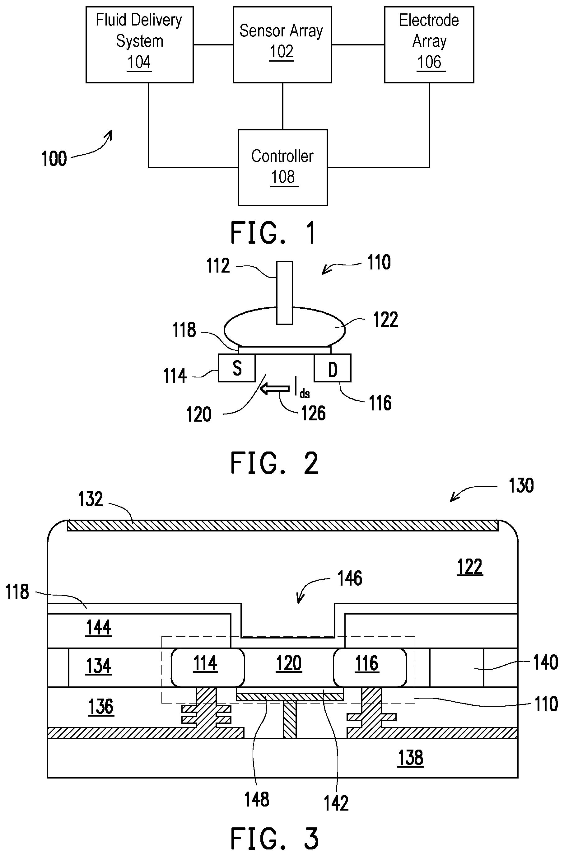 Patent US12306133 Figure 1 – Biosensor