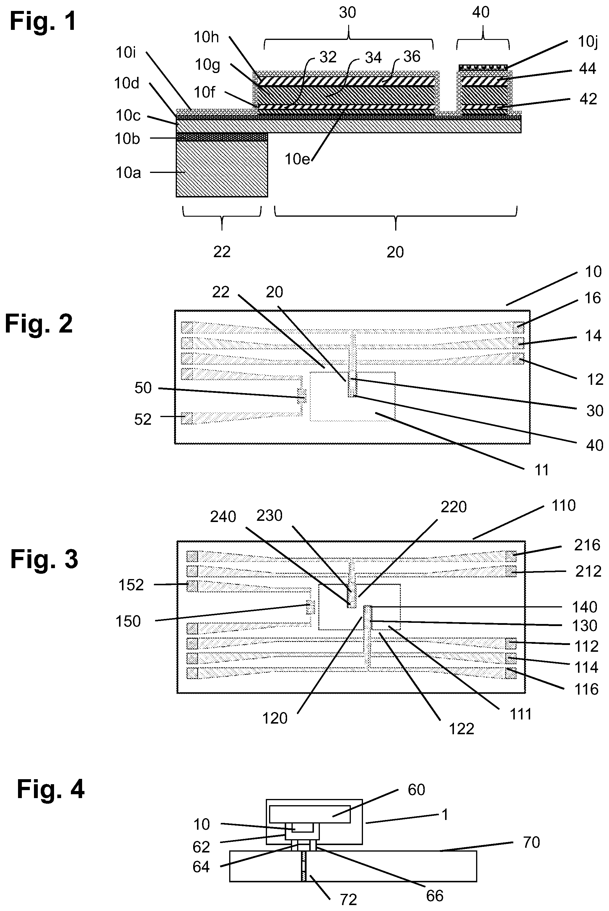 Patent US12306137 — Device for determining firstly a heat conductivity and/or the specific heat capacity of a gas mixture, and secondly a density and/or a viscosity of the gas mixture — Figure 1