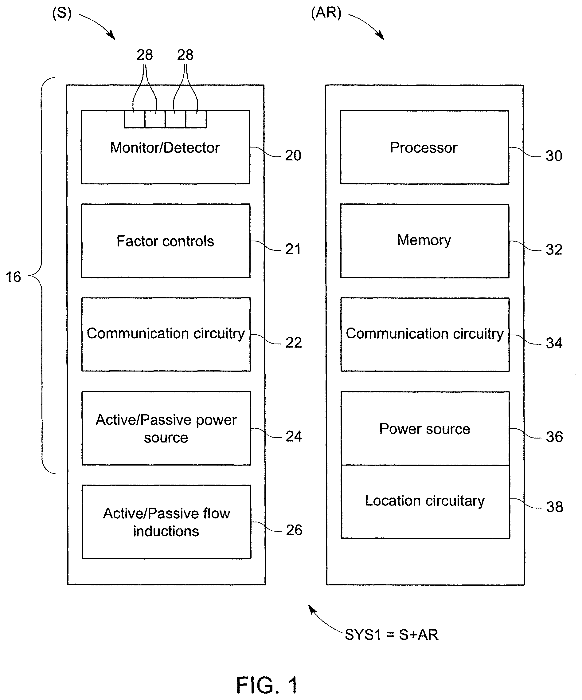 Patent US12306155 — Devices, systems and methods for detecting, measuring and monitoring chemicals or characteristics of substances — Figure 1