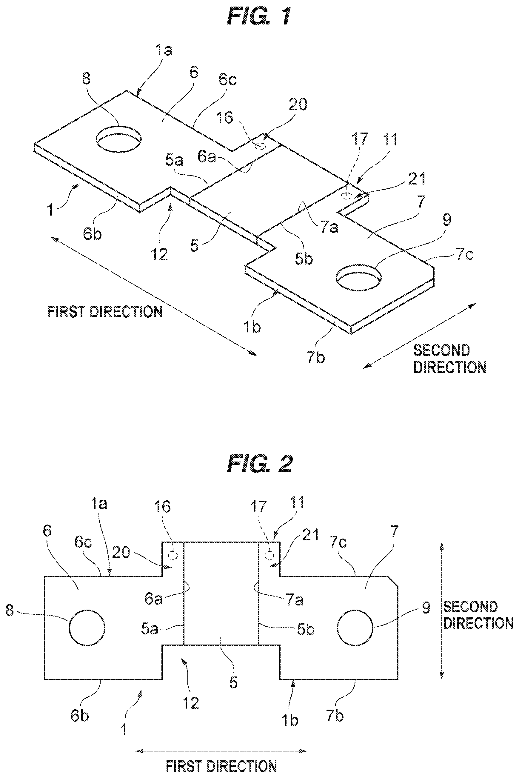Patent US12306211 — Shunt resistor, method for manufacturing shunt resistor, and current detection device — Figure 1