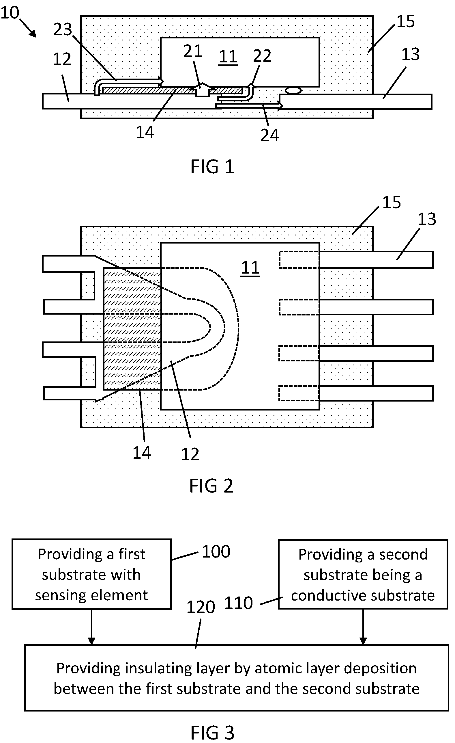 Patent US12306212 — Conformal deposition for high voltage isolation — Figure 1