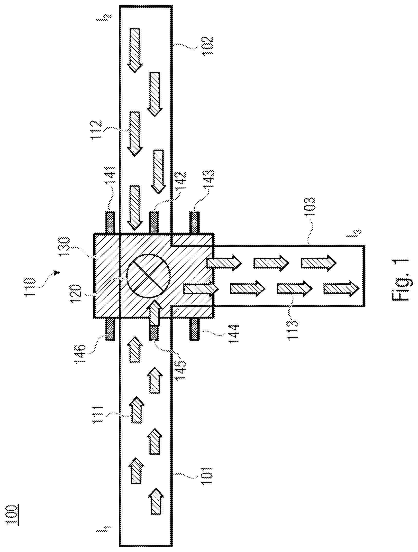 Patent US12306218 Figure 1 – Magnetic-field-based current measuring device and method for magnetic-field-based measurement of electric currents